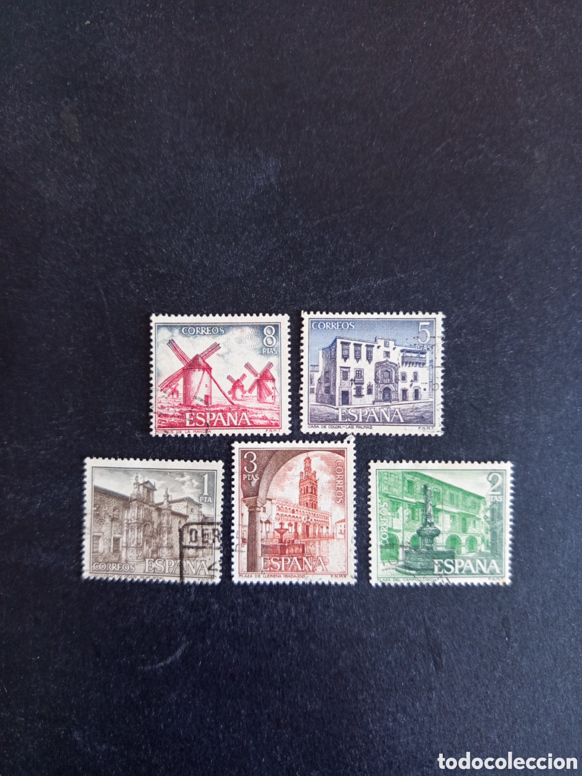 Sellos: Espa&ntilde;a, 1973. Turismo: paisaje y monumentos. Edifil 2129/33. Pedido m&iacute;nimo 3 &euro;. Ver fotos.
