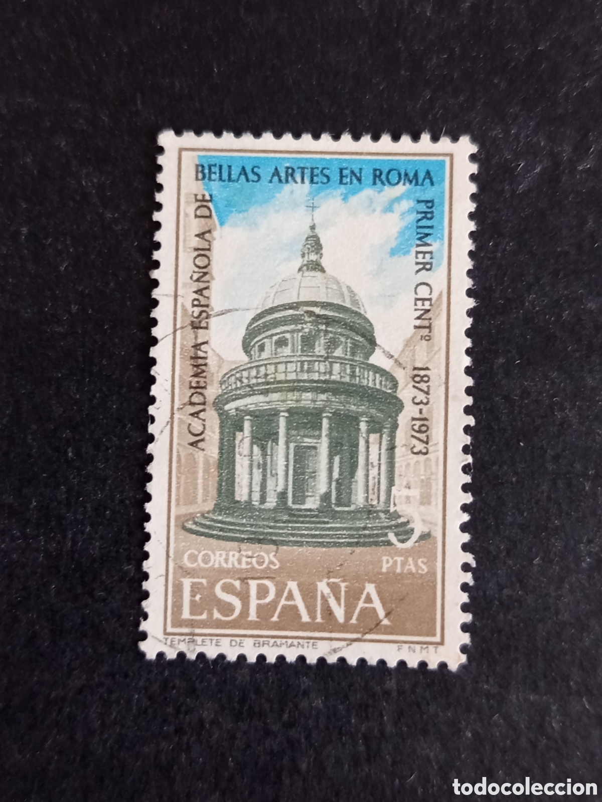 Sellos: Espa&ntilde;a, 1974. Academia Espa&ntilde;ola Bellas Artes en Roma. Edifil 2183. Pedido m&iacute;nimo 3 &euro;. Ver fotos.