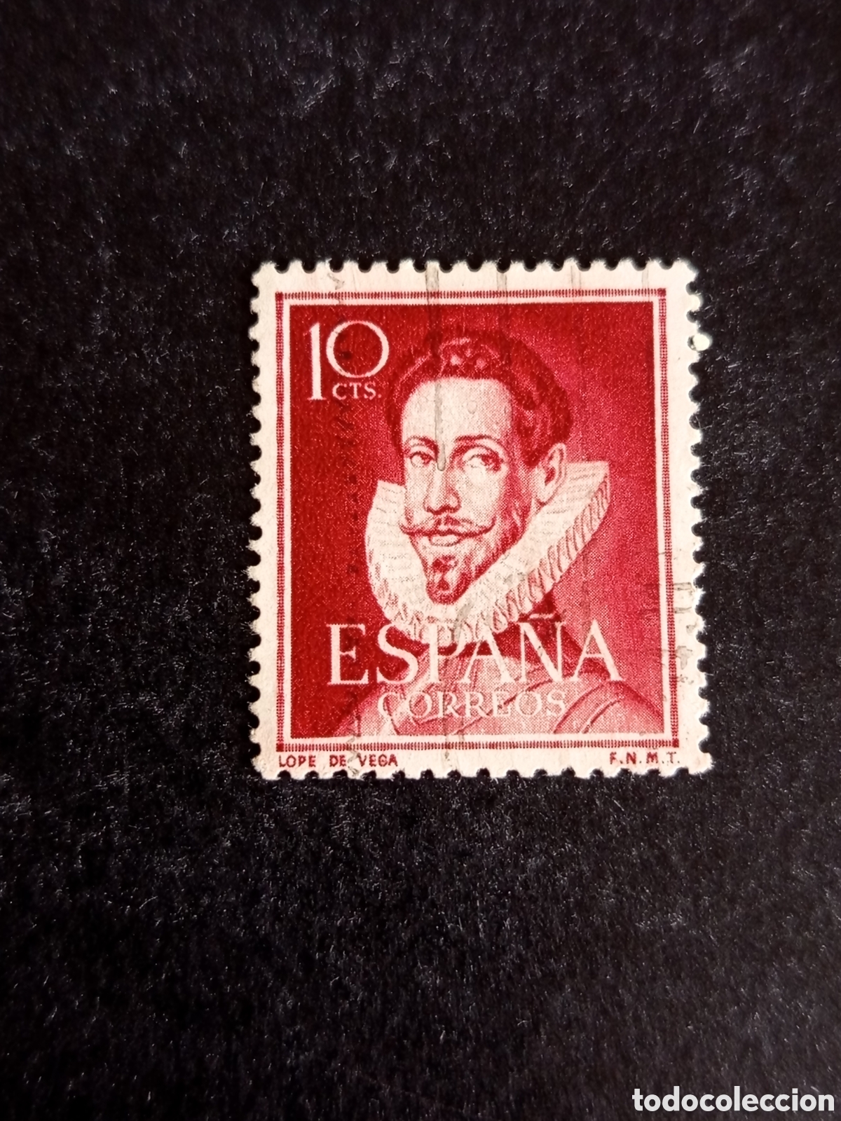 Sellos: Espa&ntilde;a, 1951. L&oacute;pez de Vega. Edifil 1072. Pedido m&iacute;nimo 3 &euro;. Ver fotos. El lote es el que se muestra