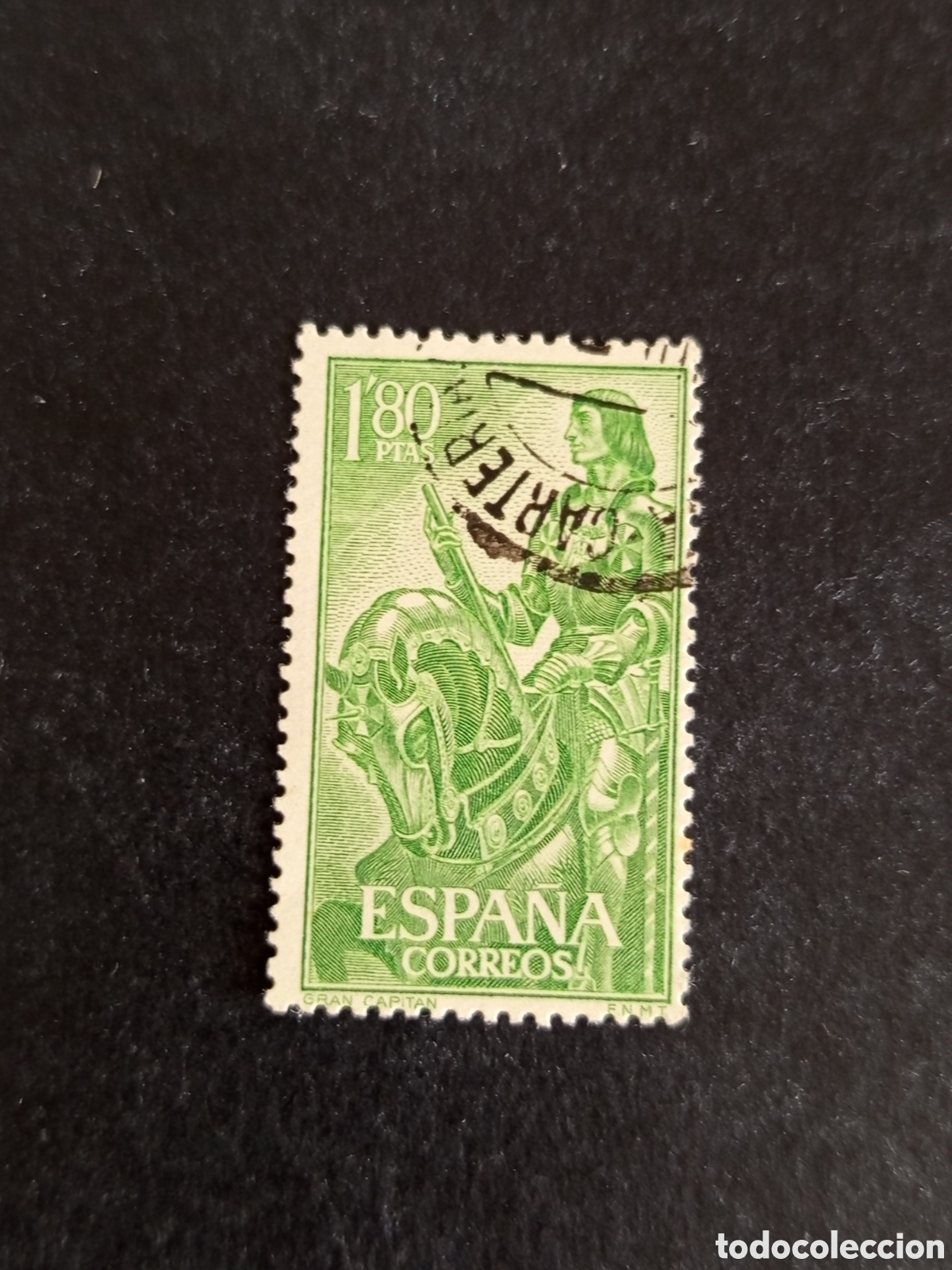 Sellos: Espa&ntilde;a, 1958. El Gran Capit&aacute;n . Edifil 1209. Pedido m&iacute;nimo 3 &euro;. Ver fotos.