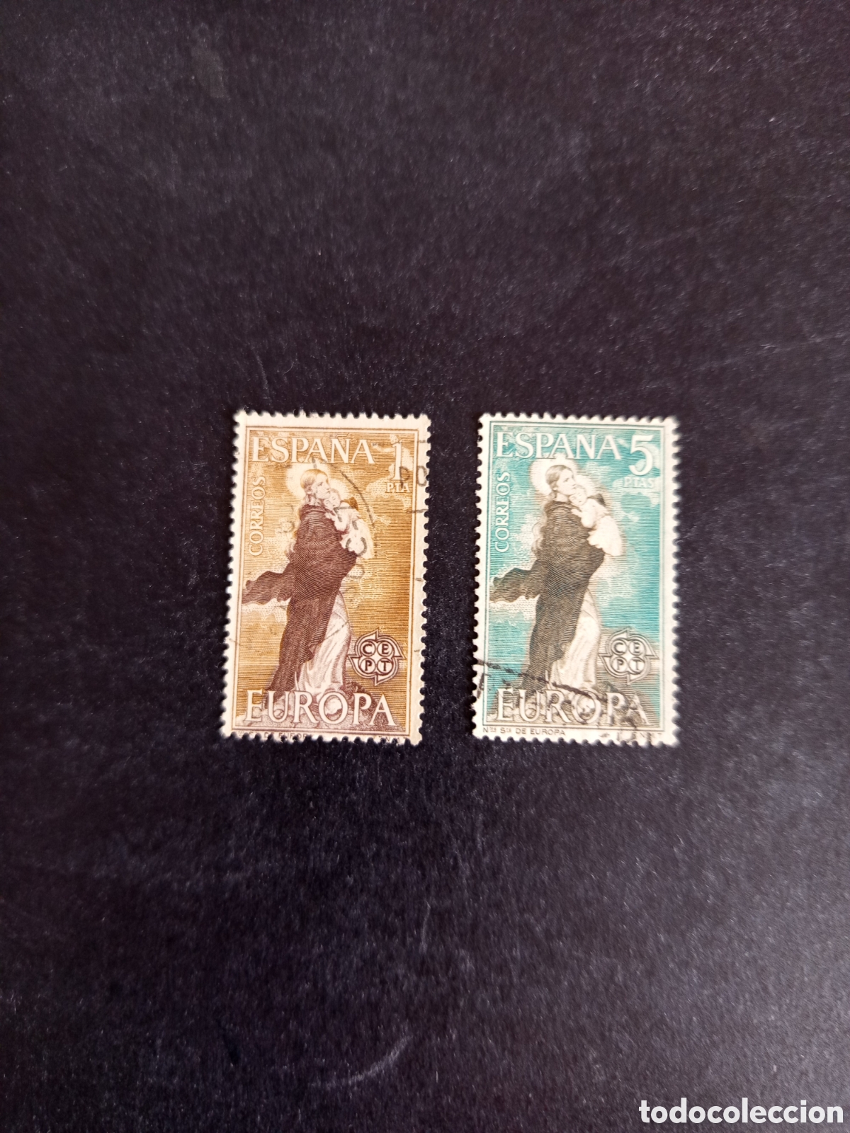 Sellos: Espa&ntilde;a, 1963. Europa. Ntra. Sra. de Europa. Edifil 1519/20. Pedido m&iacute;nimo 3 &euro;. Ver fotos.