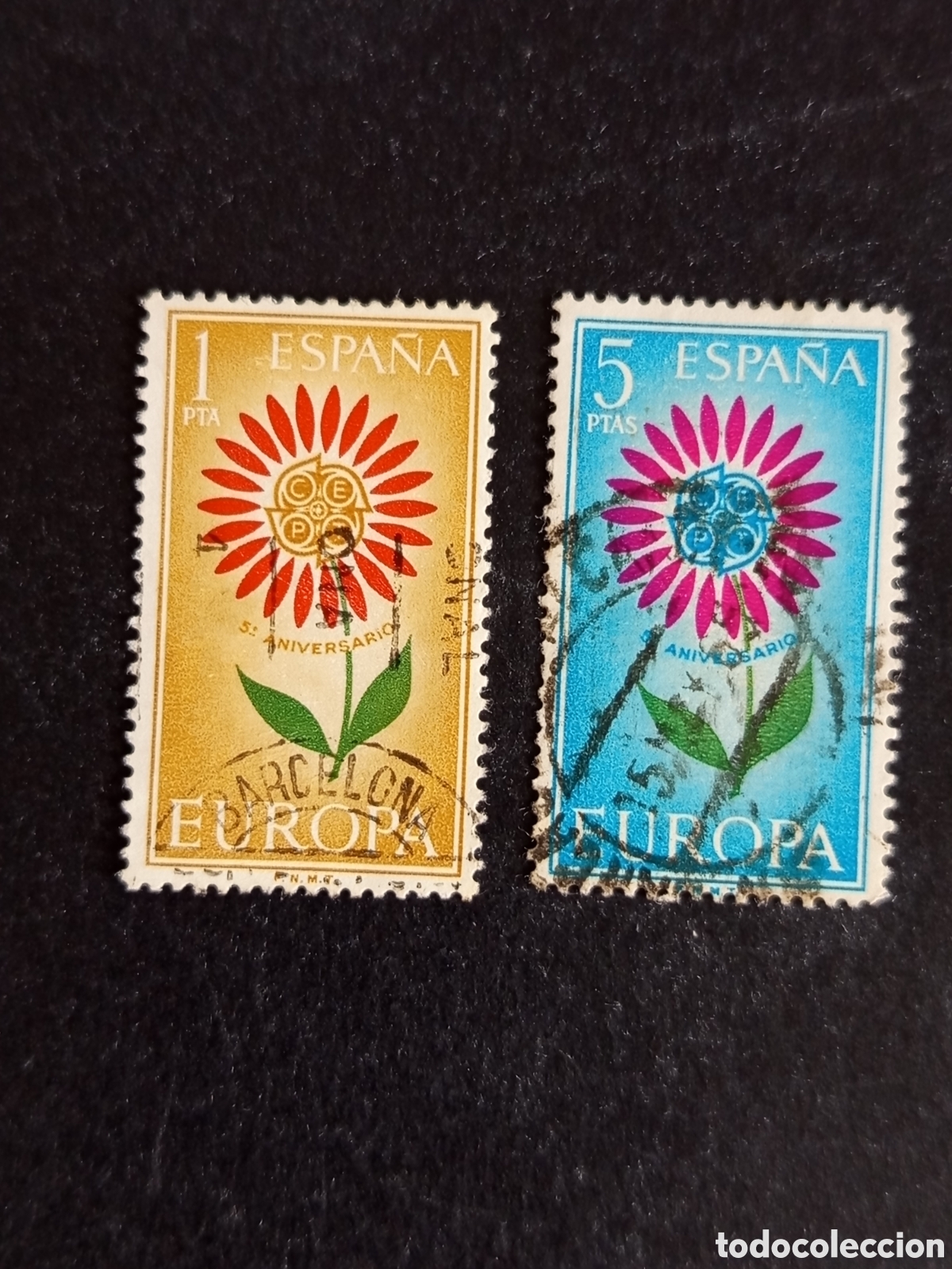 Sellos: Espa&ntilde;a, 1964. Europa. Edifil 1613/4. Pedido m&iacute;nimo 3 &euro;. Ver fotos. El lote es el que se muestra