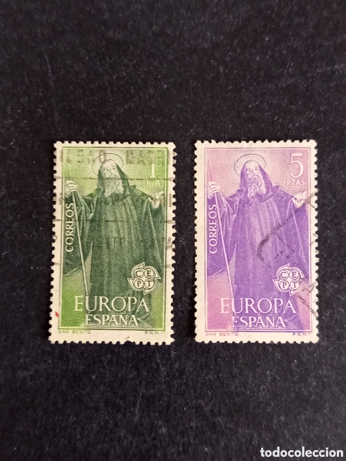 Sellos: Espa&ntilde;a, 1965. Europa.San Benito . Edifil 1675/6. Pedido m&iacute;nimo 3 &euro;. Ver fotos.