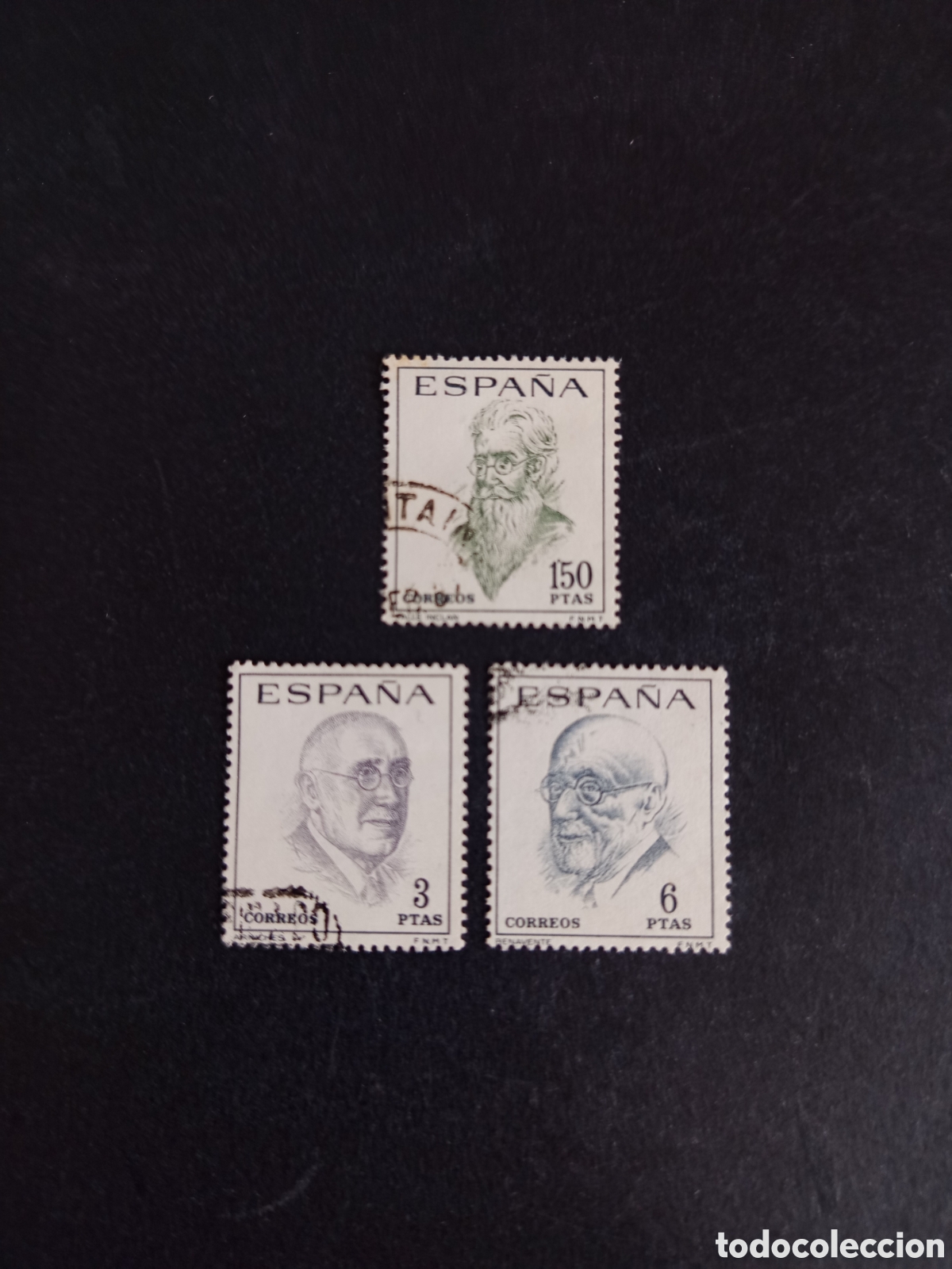 Sellos: Espa&ntilde;a, 1966. Literatos Espa&ntilde;oles. Edifil 1758/60. Pedido m&iacute;nimo 3 &euro;. Ver fotos.