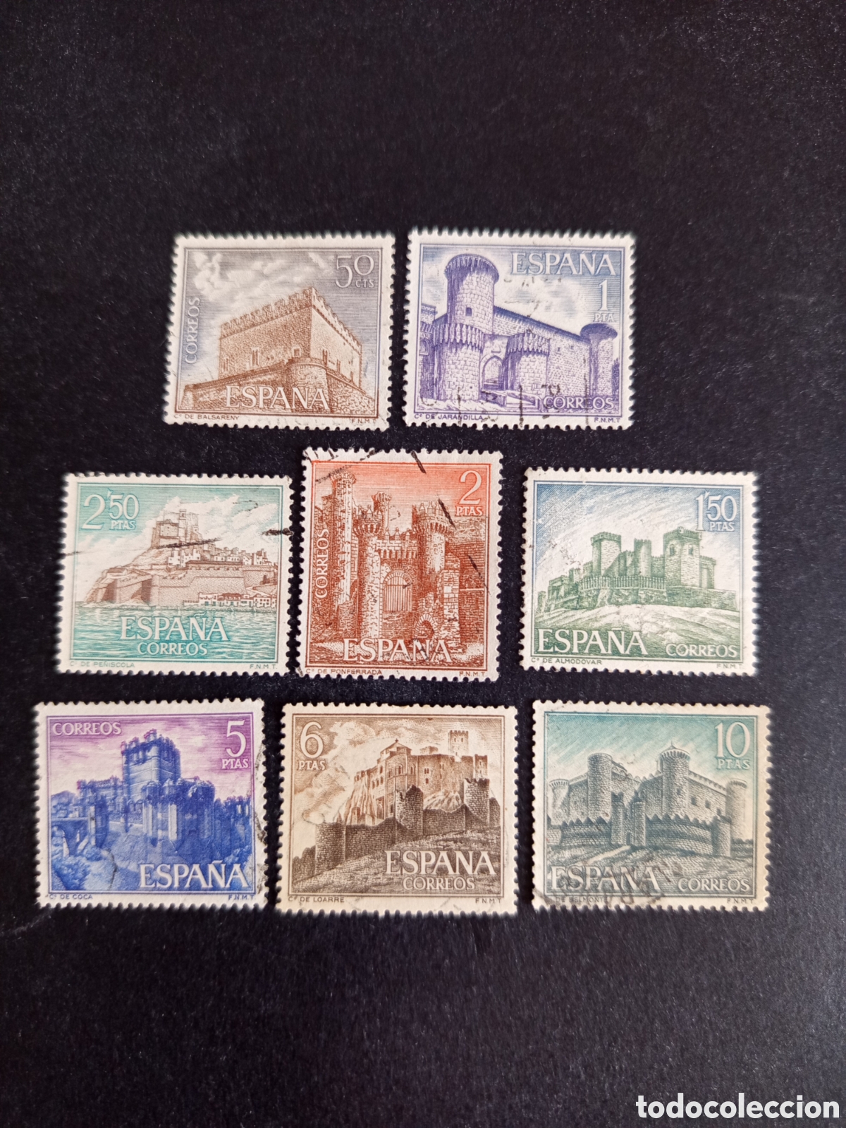 Sellos: Espa&ntilde;a, 1967. Castillos. Edifil 1809/16. Pedido m&iacute;nimo 3 &euro;. Ver fotos. El lote es el que se muestra