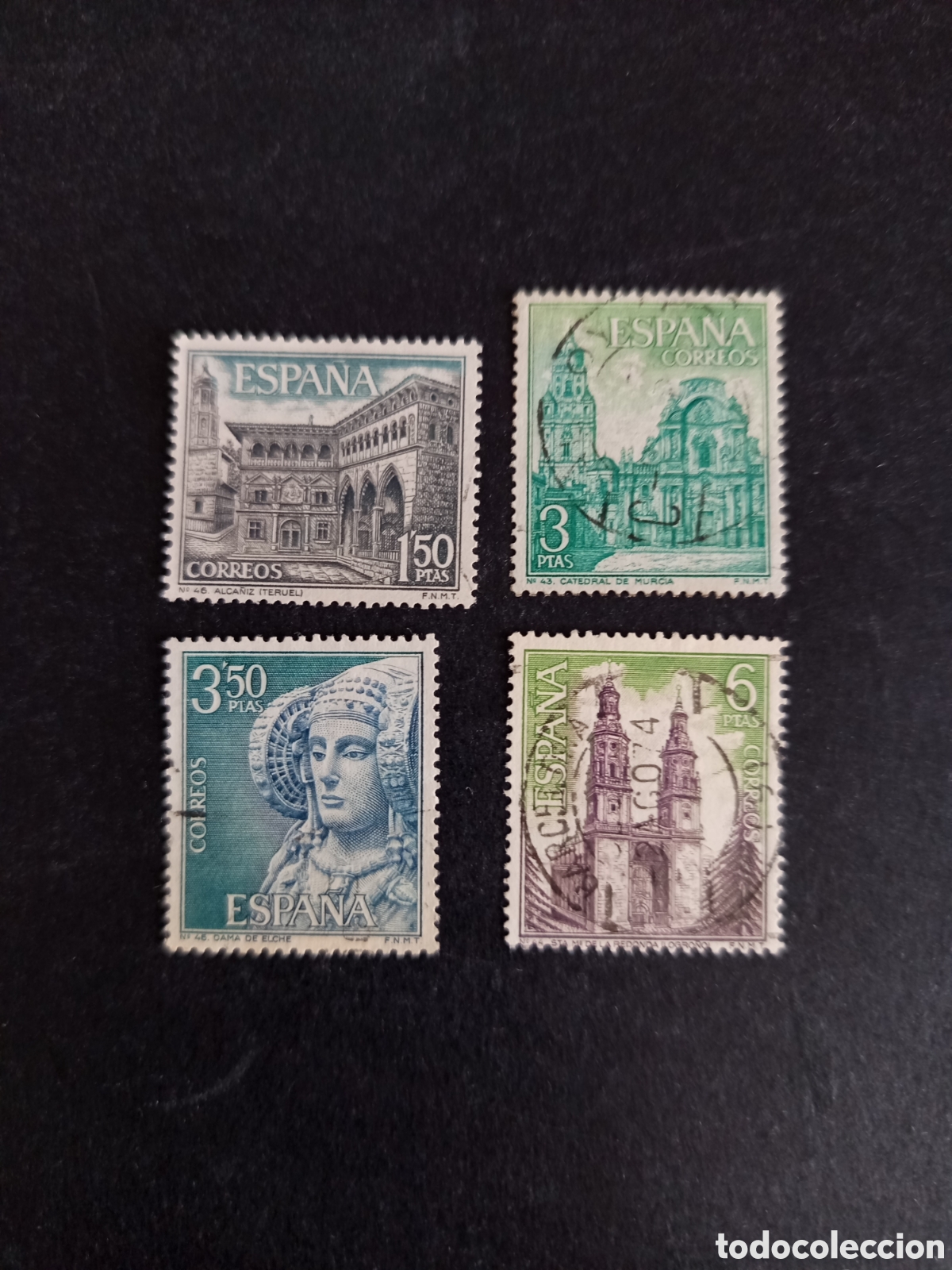 Sellos: Espa&ntilde;a, 1969. Turismo: paisajes y monumentos. Edifil 1935/8. Pedido m&iacute;nimo 3 &euro;. Ver fotos.