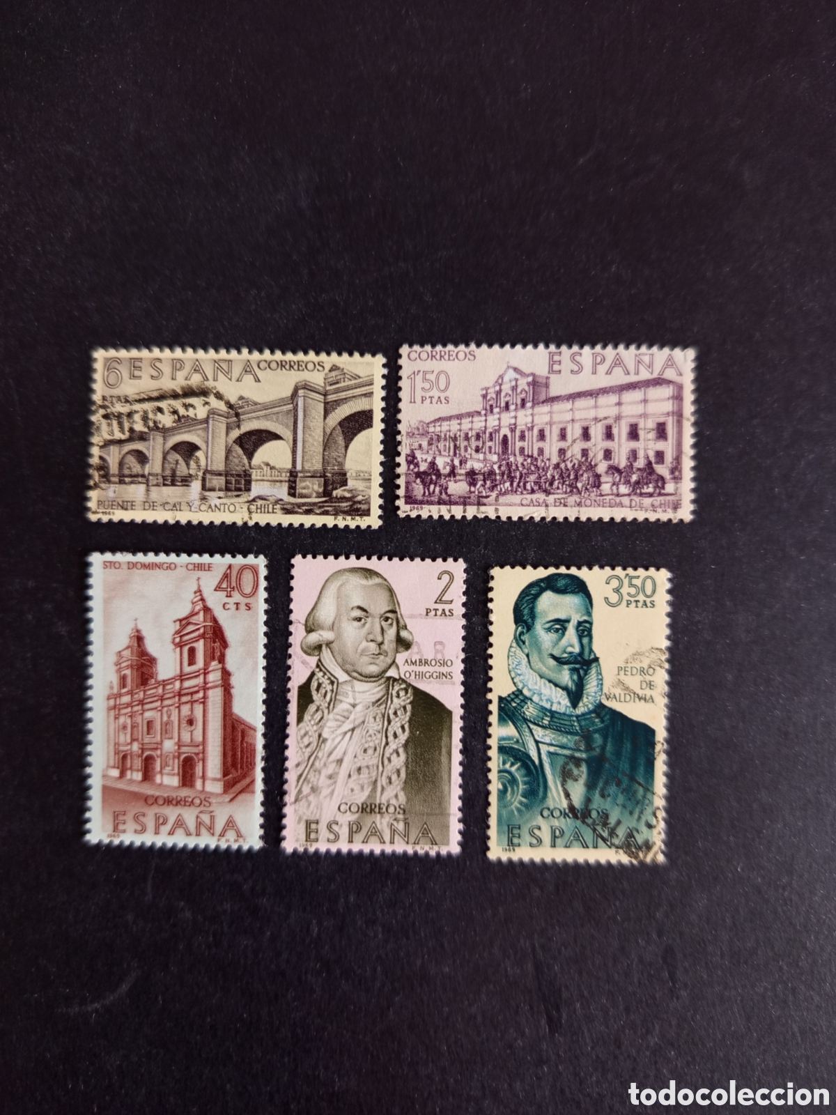 Sellos: Espa&ntilde;a, 1969. Forjadores de Am&eacute;rica. Edifil 1939/43 Pedido m&iacute;nimo 3 &euro;. Ver fotos.