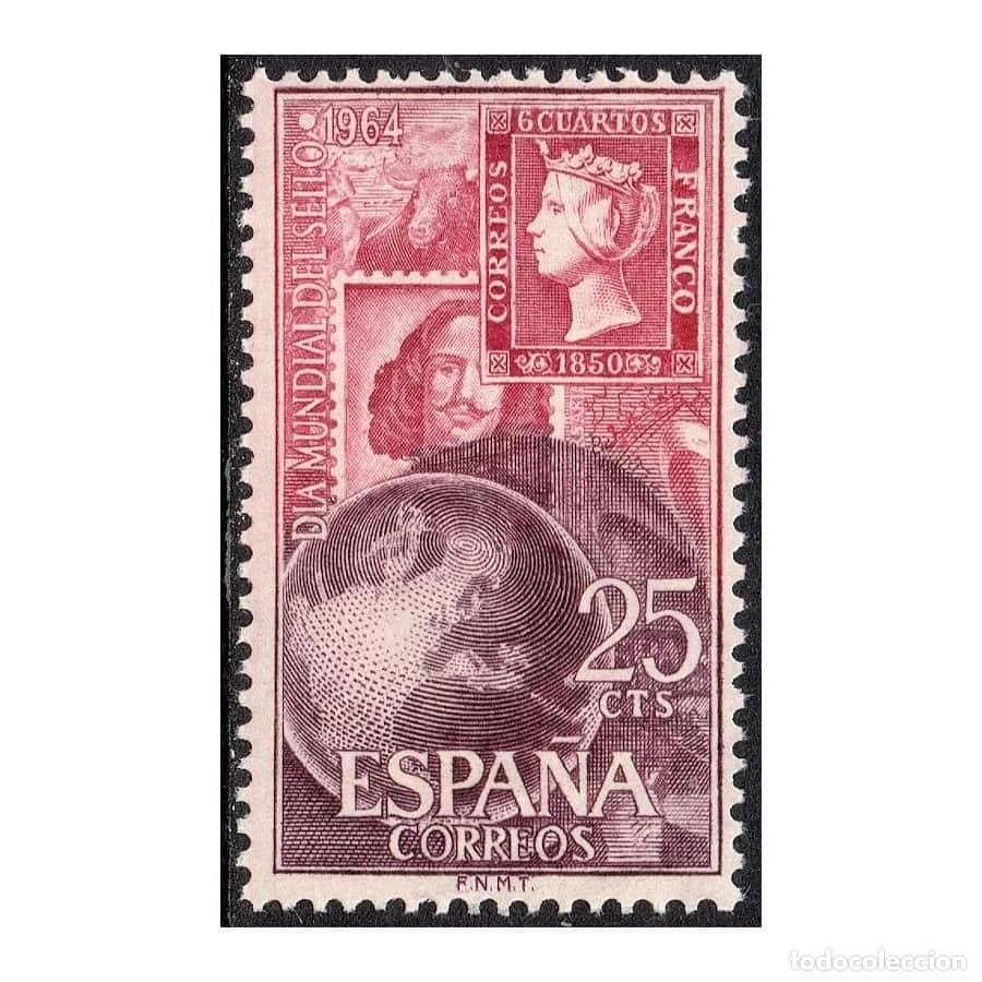 Stamps: Espa&ntilde;a 1964 [SLL] 25 cts. D&iacute;a Mundial del Sello. 25 CTS (MNH)