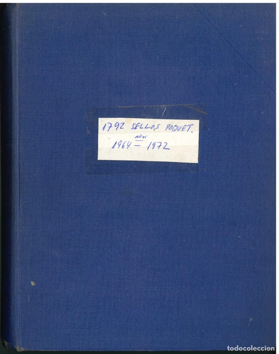 Sellos: Clasificador con 1792 sellos usados paqueter&iacute;a. A&ntilde;os 1964-1972.