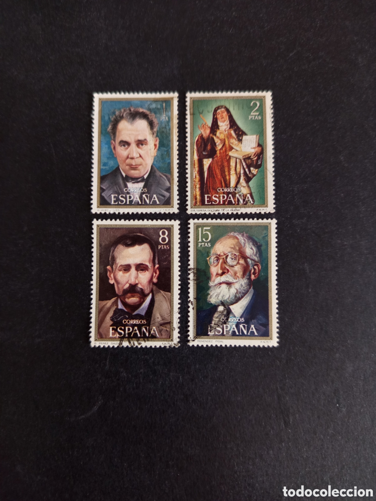Sellos: Espa&ntilde;a, 1971. Personajes c&eacute;lebres. Edifil 2027/30. Pedido m&iacute;nimo 3 &euro;. Ver fotos.