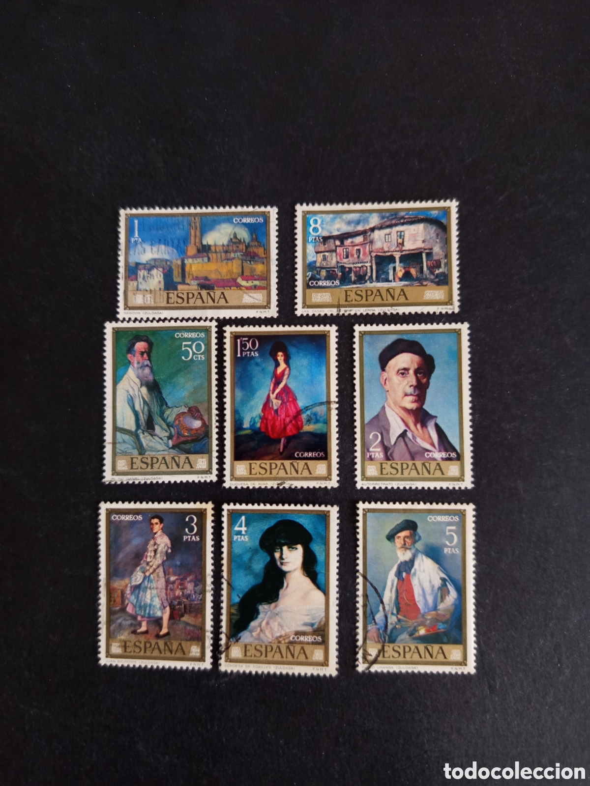 Sellos: Espa&ntilde;a, 1971. D&iacute;a del Sello. Zuloaga. Edifil 2019/26. Pedido m&iacute;nimo 3 &euro;. Ver fotos.