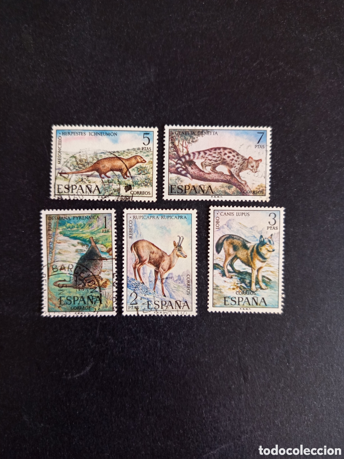 Sellos: Espa&ntilde;a, 1972. Fauna Hisp&aacute;nica. Edifil 2102/6. Pedido m&iacute;nimo 3 &euro;. Ver fotos.