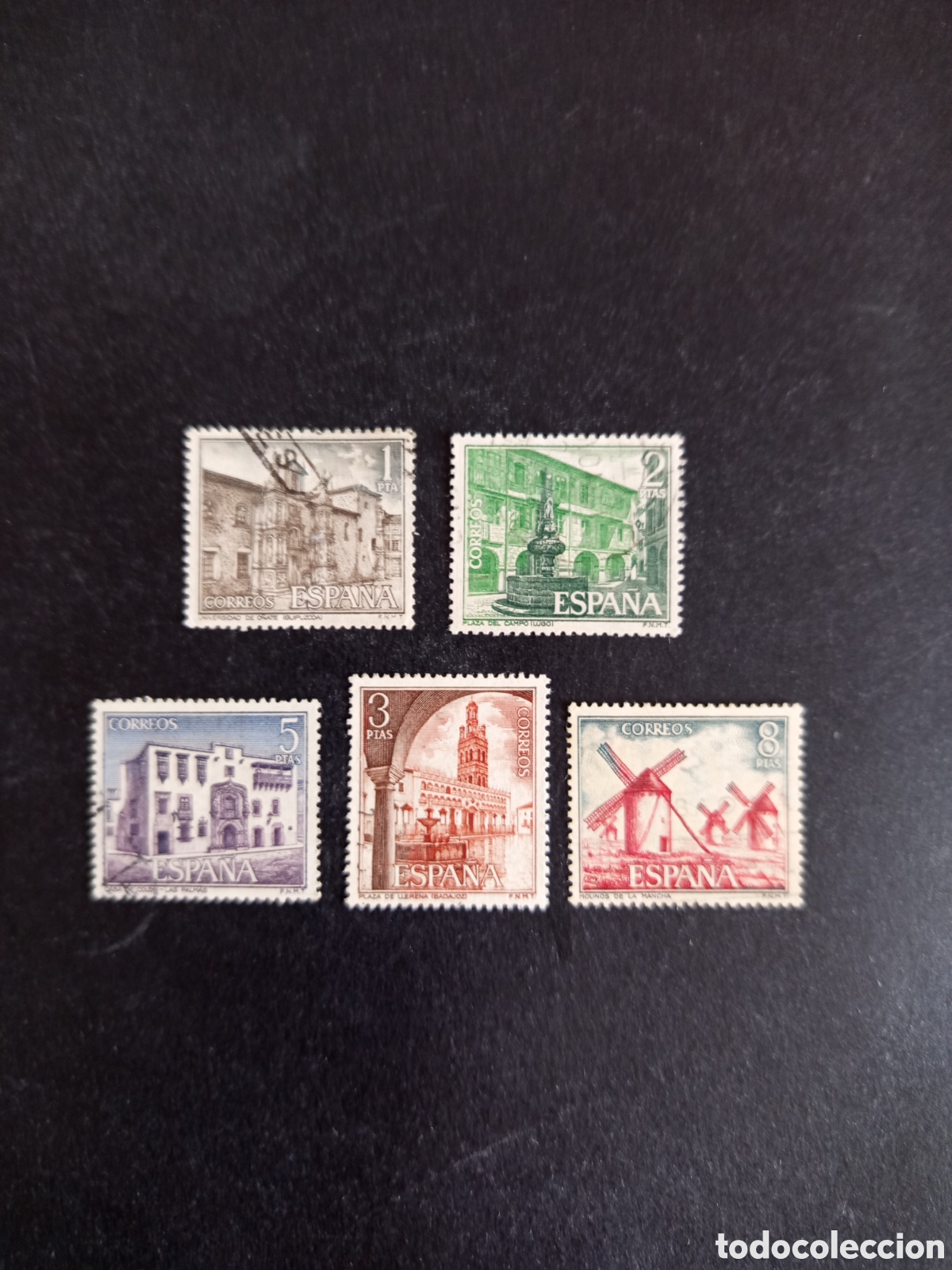 Sellos: Espa&ntilde;a, 1973. Turismo: paisajes y monumentos. Edifil 2129/33. Pedido m&iacute;nimo 3 &euro;. Ver fotos.