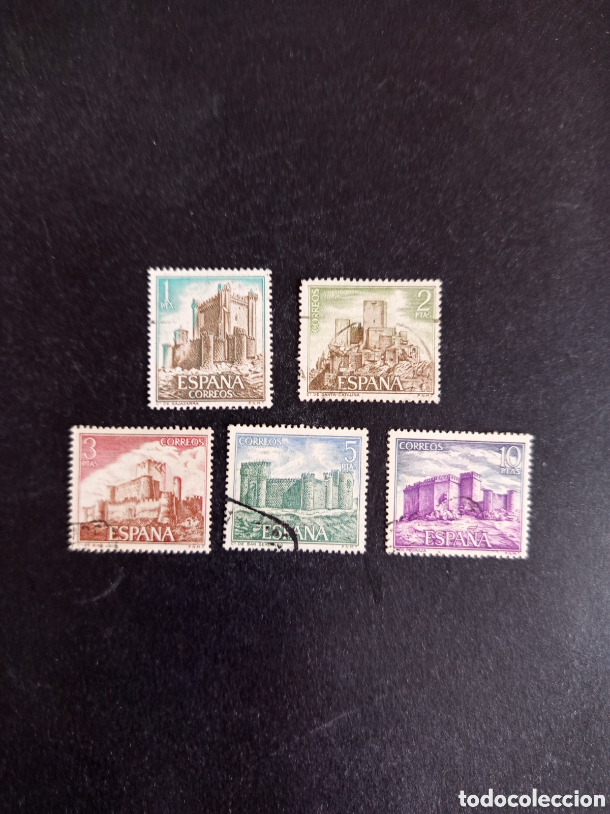 Sellos: Espa&ntilde;a, 1972. Castillos. Edifil 2093/7. Pedido m&iacute;nimo 3 &euro;. Ver fotos. El lote es el que se muestra