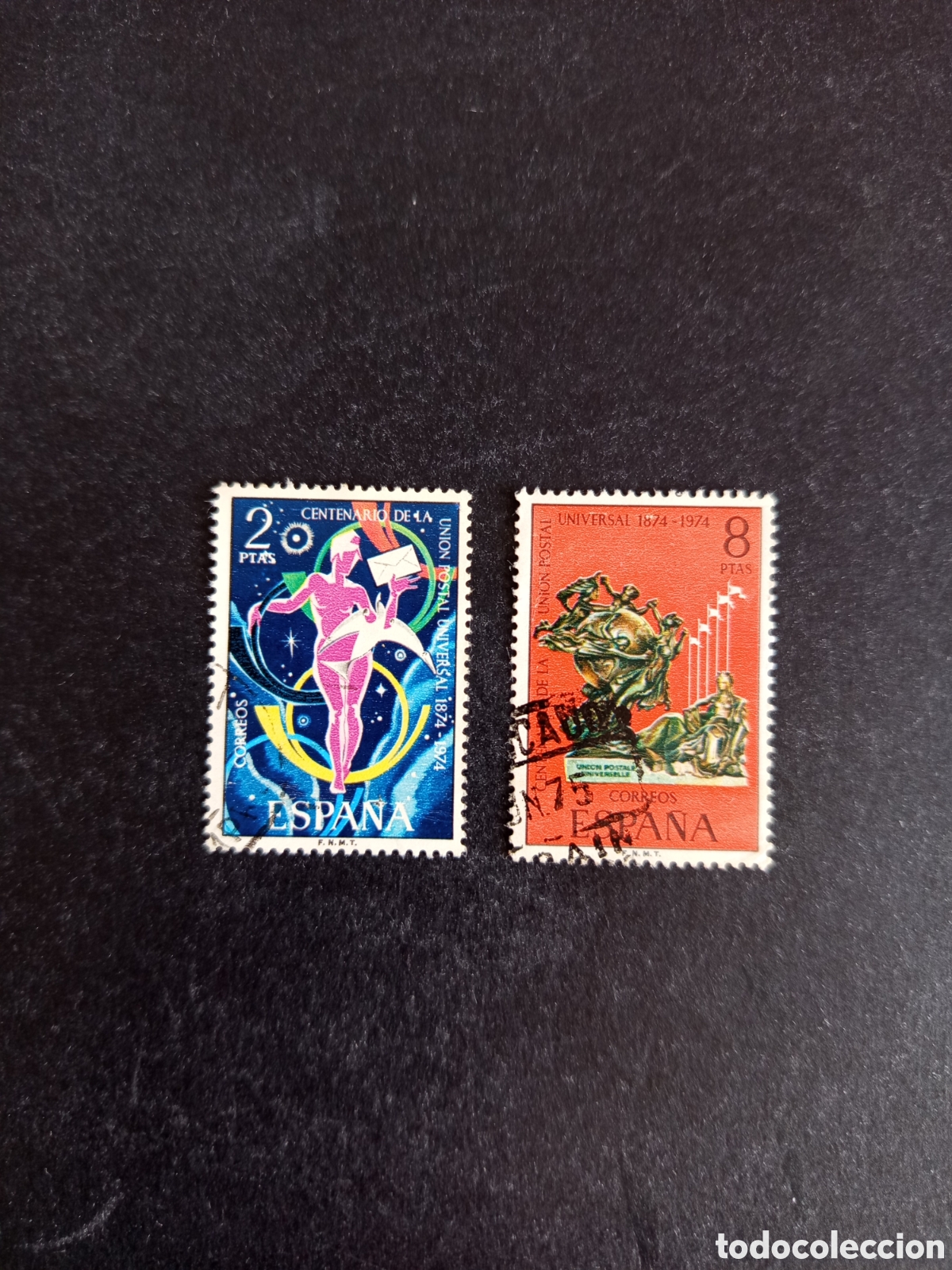 Sellos: Espa&ntilde;a, 1974. Centenario UPU. Edifil 2211/2. Pedido m&iacute;nimo 3 &euro;. Ver fotos.