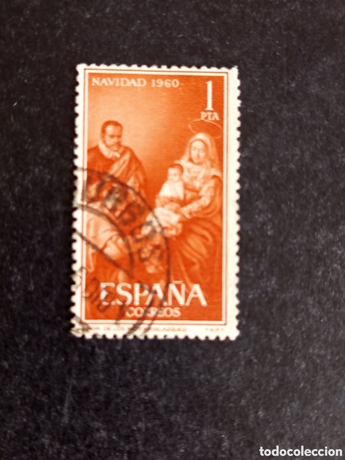 Sellos: Espa&ntilde;a, 1960. Navidad. Adoraci&oacute;n de los Magos (Vel&aacute;zquez). Edifil 1325. Pedido m&iacute;nimo 3 &euro;. Ver fotos