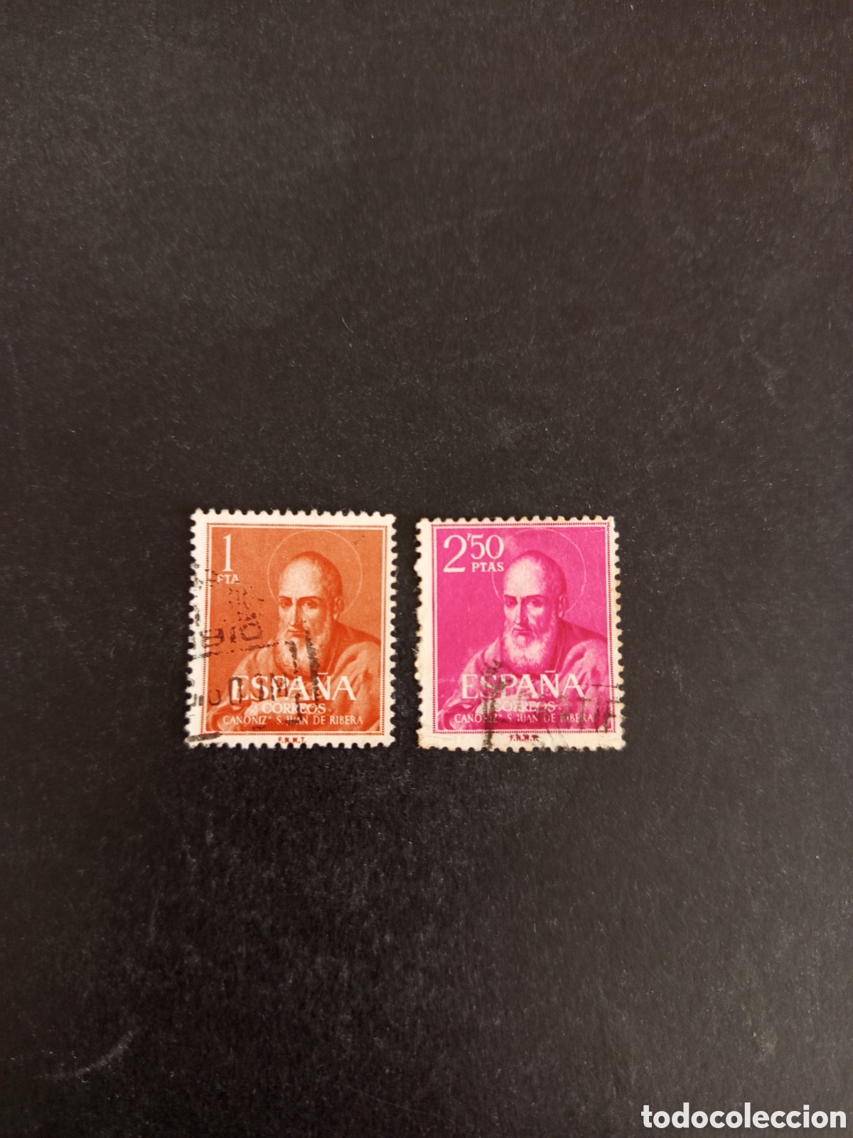 Sellos: Espa&ntilde;a, 1960. San Juan de Ribera. Edifil 1292/3. Pedido m&iacute;nimo 3 &euro;. Ver fotos.