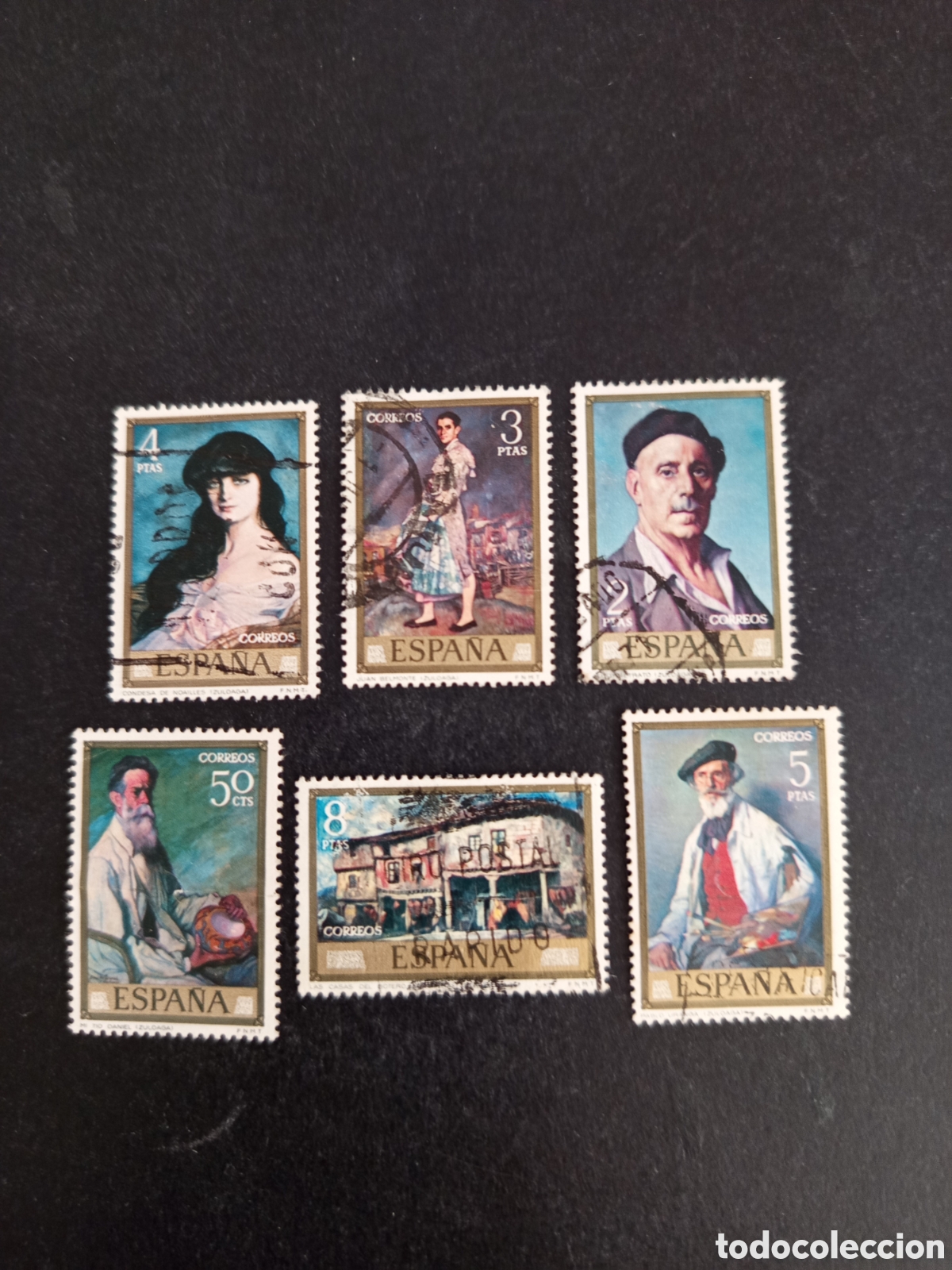 Sellos: Espa&ntilde;a, 1971. D&iacute;a del Sello. Zuloaga . Edifil 2019; 2022/6. Pedido m&iacute;nimo 3 &euro;. Ver fotos.
