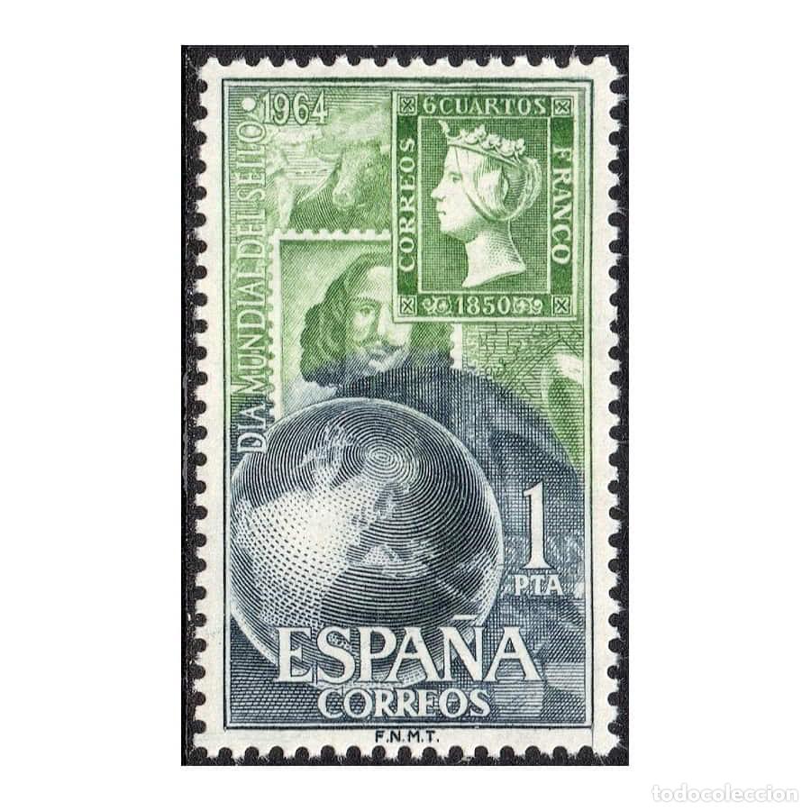 Sellos: Espa&ntilde;a 1964 [SLL] 25 cts. D&iacute;a Mundial del Sello. 25 CTS (MNH)