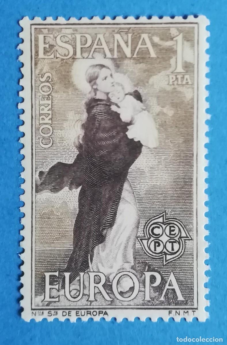 Sellos: Nuestra Se&ntilde;ora de Europa. 1 PTA. Edifil 1519. Nuevo, sin fijasellos.