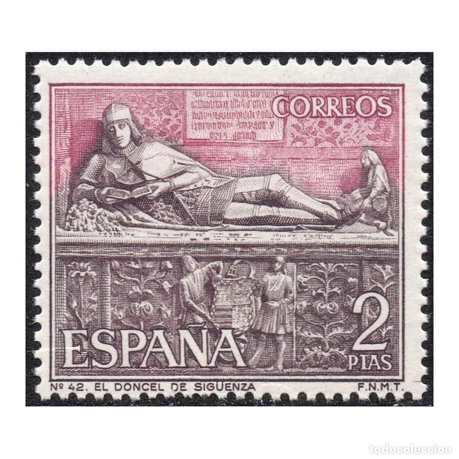 Sellos: Espa&ntilde;a 1968 [SLL] Turismo. El Doncel de Sig&uuml;enza (MNH)