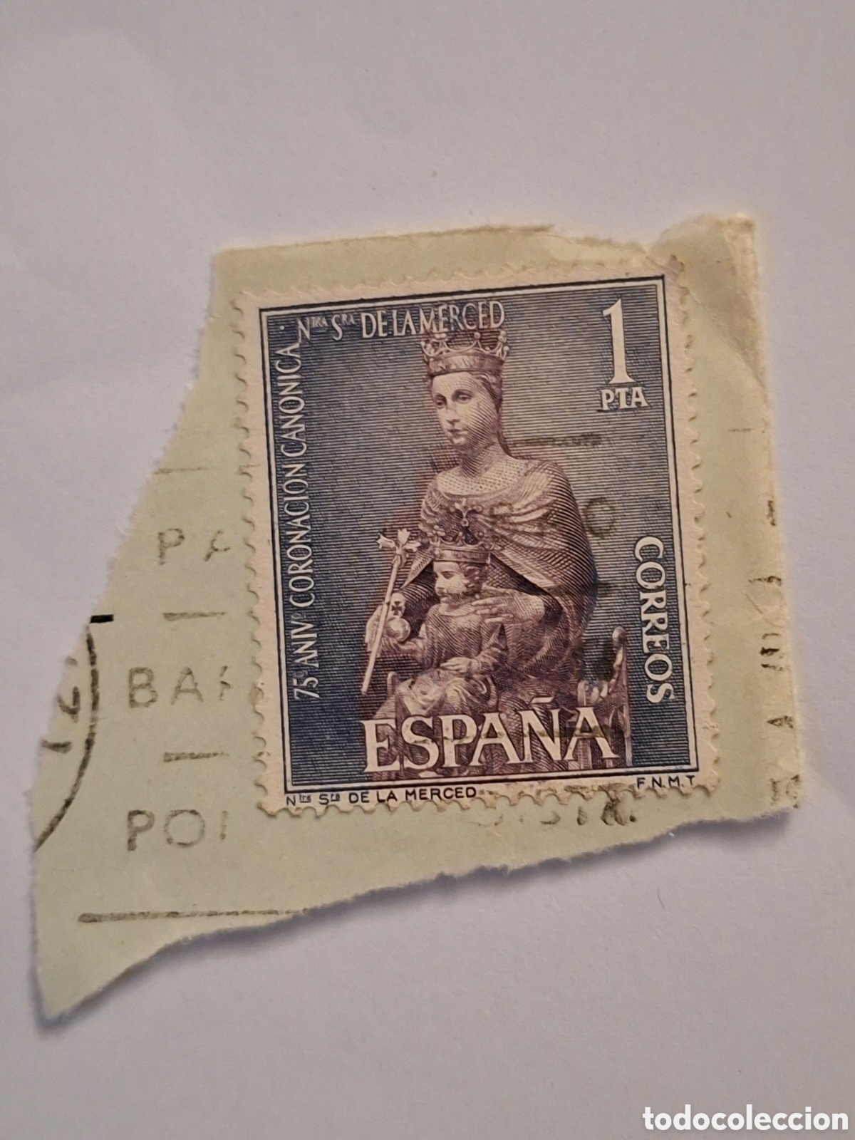 Briefmarken: SELLO USADO, NUESTRA SE&Ntilde;ORA DE LA MERCED, 1963