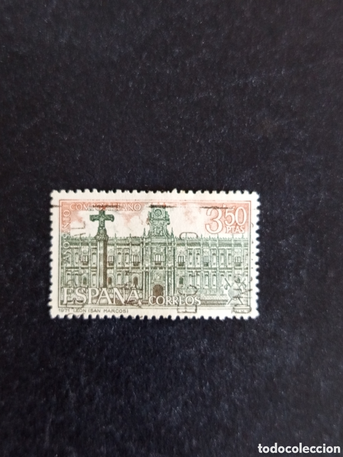 Sellos: Espa&ntilde;a, 1971. A&ntilde;o Santo Compostelano. Edifil 2068. Pedido m&iacute;nimo 3 &euro;. Ver fotos .
