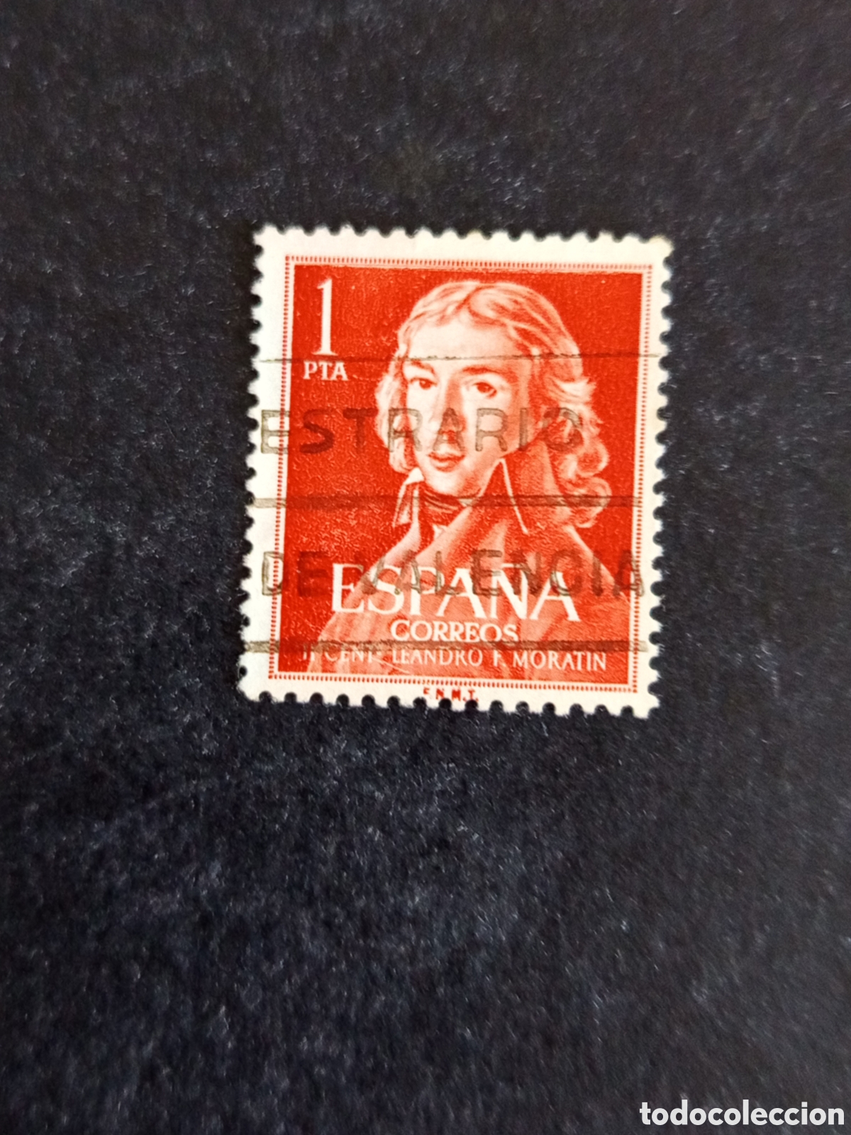Sellos: Espa&ntilde;a, 1961. Leandro de Moratin. Edifil 1328. Pedido m&iacute;nimo 3 &euro;. Ver fotos.