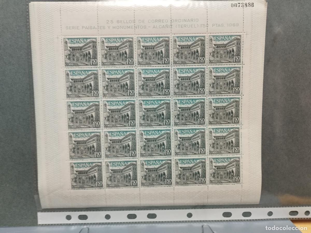 Francobolli: BZB ESPA&Ntilde;A. EDIFIL 1935/38. TURISMO 1969. 25 SERIES NUEVAS EN PLIEGO