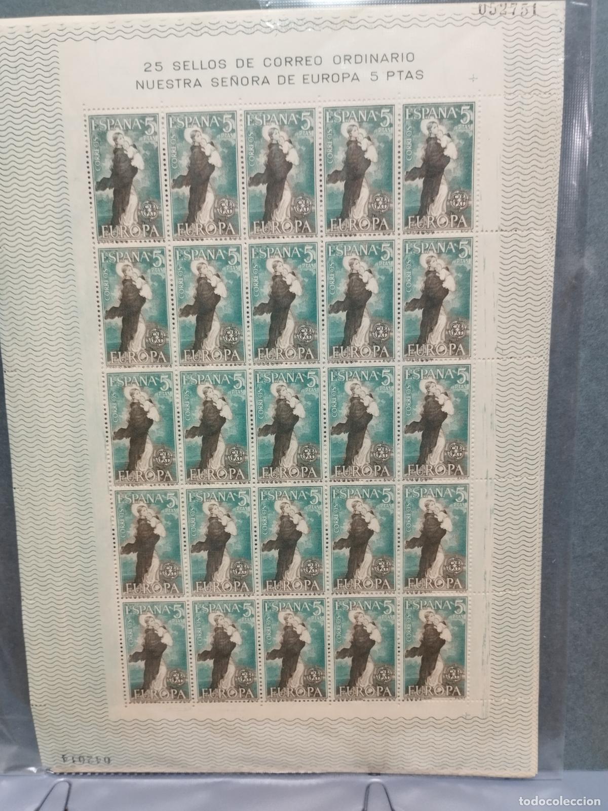 Selos: BZB ESPA&Ntilde;A. EDIFIL 1519/20. EUROPA 1963. NUESTRA SRA. DE EUROPA. 300 SERIES NUEVAS EN PLIEGOS.
