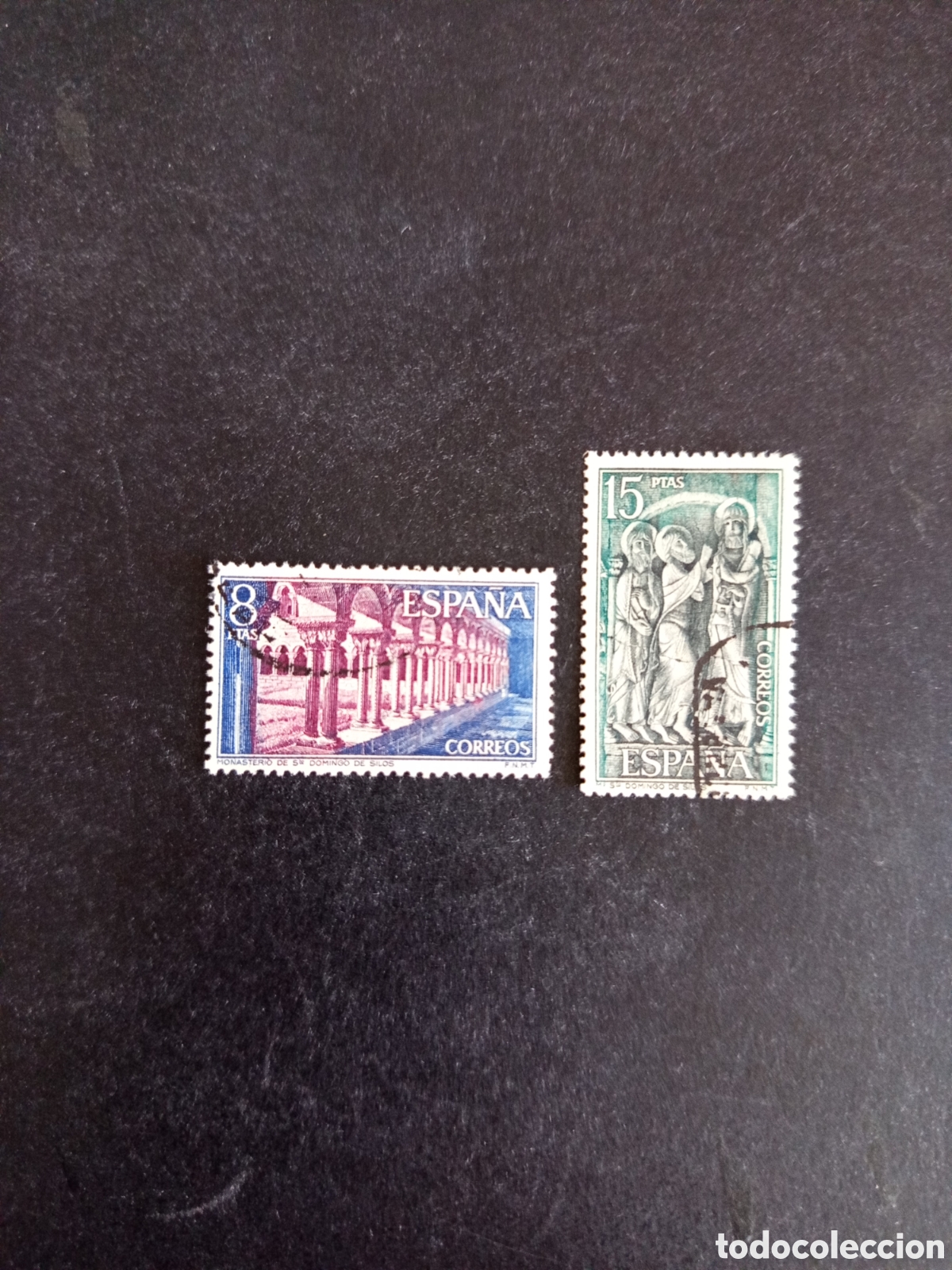 Sellos: Espa&ntilde;a, 1973. Monasterio de Silos. Edifil 2160/1. Pedido m&iacute;nimo 3 &euro;. Ver fotos .