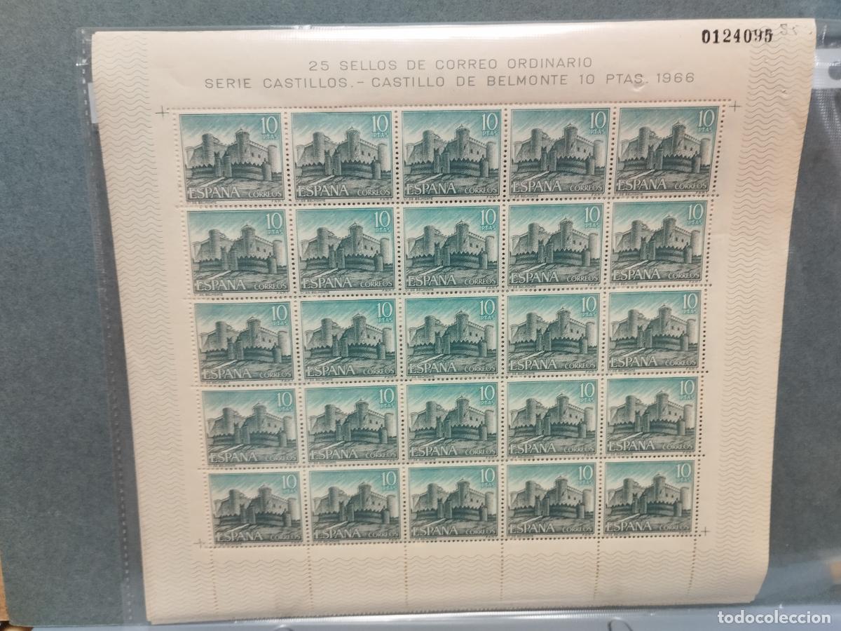 Selos: BZB ESPA&Ntilde;A. EDIFIL 1809/16. CASTILLOS DE ESPA&Ntilde;A 1967. 25 SERIES NUEVAS EN PLIEGOS.