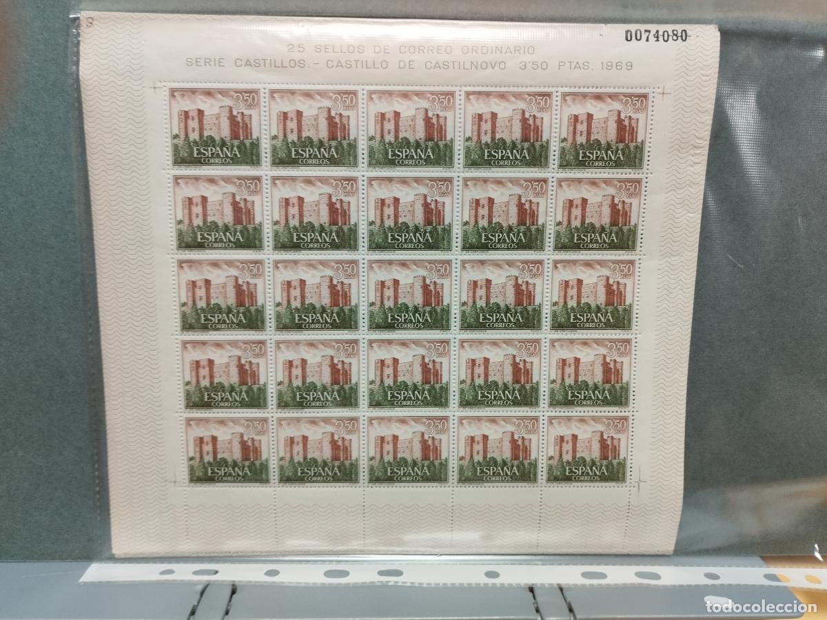Timbres: BZB ESPA&Ntilde;A. EDIFIL 1923/31. CASTILLOS DE ESPA&Ntilde;A 1969. 25 SERIES NUEVAS EN PLIEGOS.