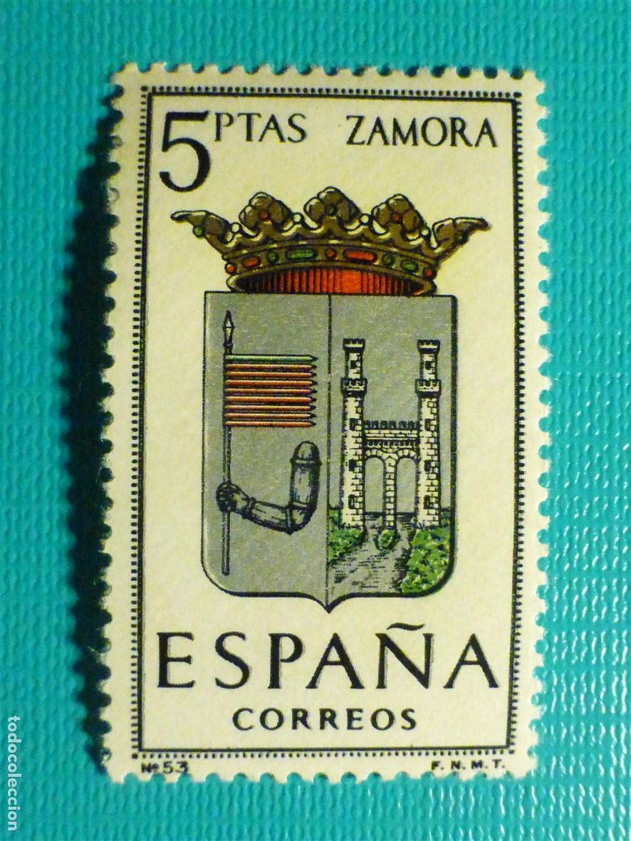 Sellos: SELLO - ESPA&Ntilde;A - CORREOS - Escudo de Zamora - 5 Pts - A&ntilde;o 1966 - EDIFIL 1700 - Nuevo
