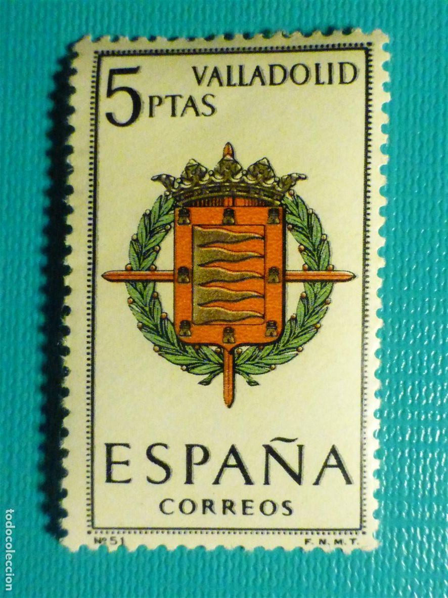 Sellos: SELLO - ESPA&Ntilde;A - CORREOS - Escudo de Valladolid - 5 Pts - A&ntilde;o 1966 - EDIFIL 1698 - Nuevo
