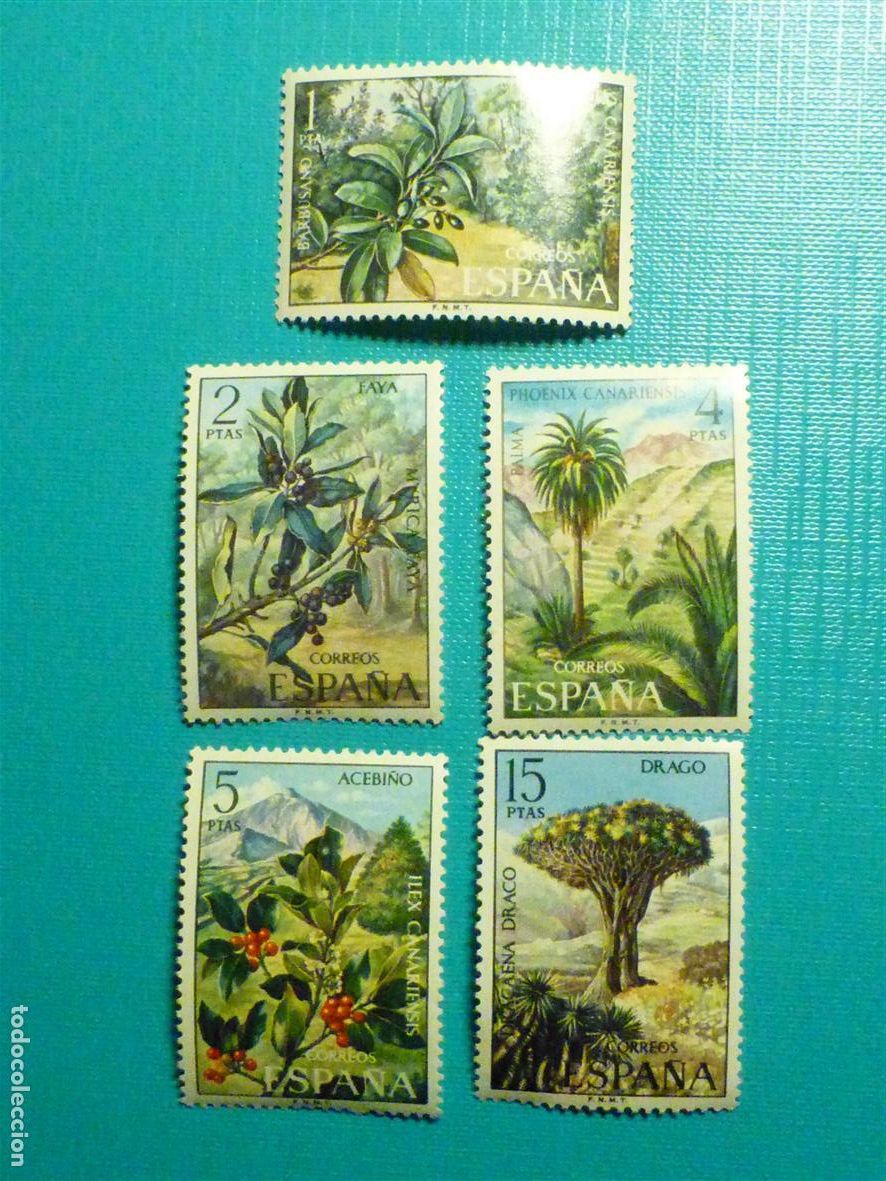 Sellos: Sello Espa&ntilde;a Correos, Serie Completa Flora, A&ntilde;o 1973 - EDIFIL 2120, 2121, 2122, 2123, 2124 - Nuevos