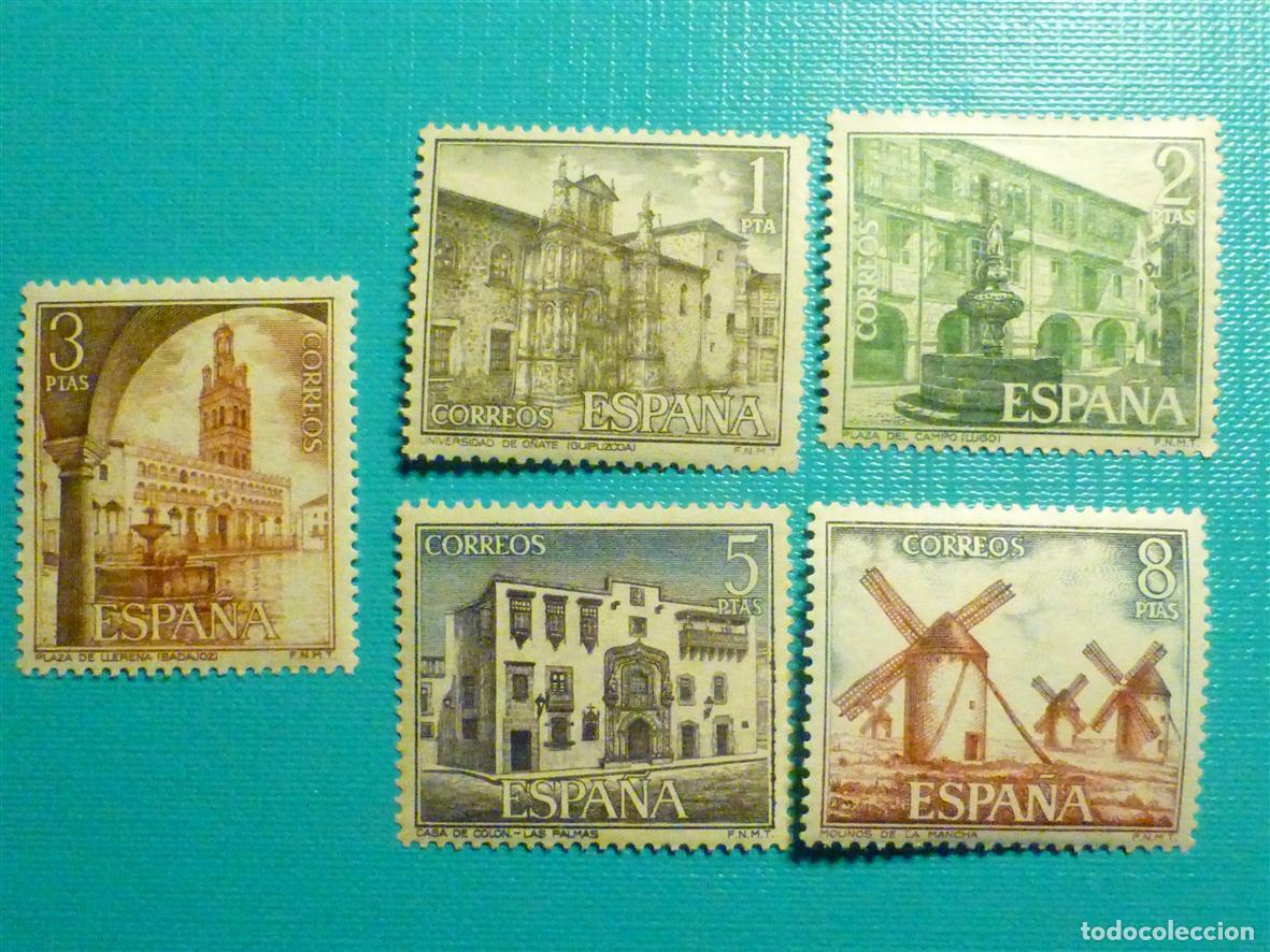 Sellos: Sello Espa&ntilde;a Correos, Serie Completa Turistica A&ntilde;o 1973 EDIFIL 2129, 2130, 2131, 2132, 2133 - Nuevos