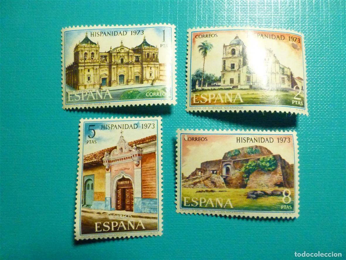 Sellos: Sello Espa&ntilde;a Correos, Serie Completa Hispanidad, A&ntilde;o 1973 EDIFIL 2154, 2155, 2156, 2157 - Nuevos