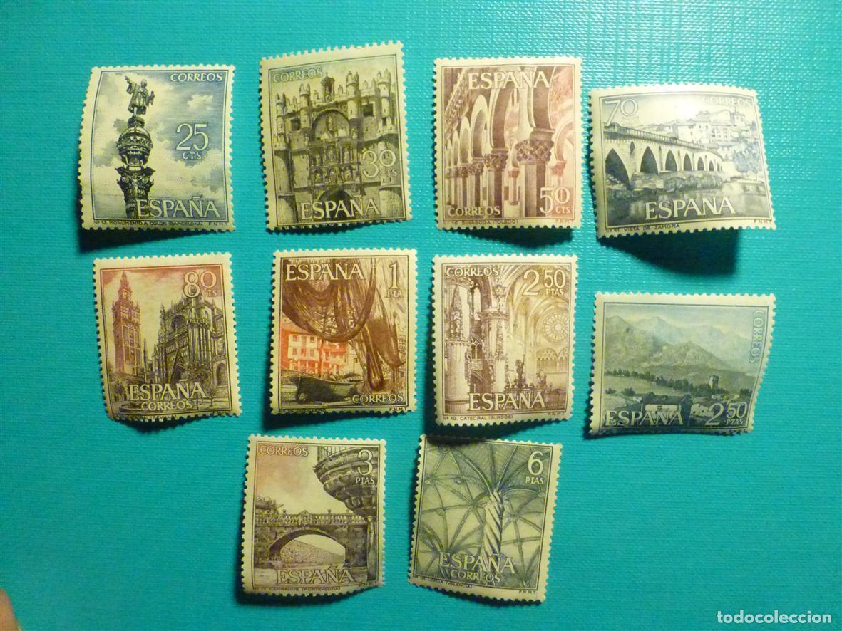 Sellos: Sello Espa&ntilde;a Correos, Serie Completa Tur&iacute;stica - A&ntilde;o 1965, Edifil 1643 al 1652 - Nuevos