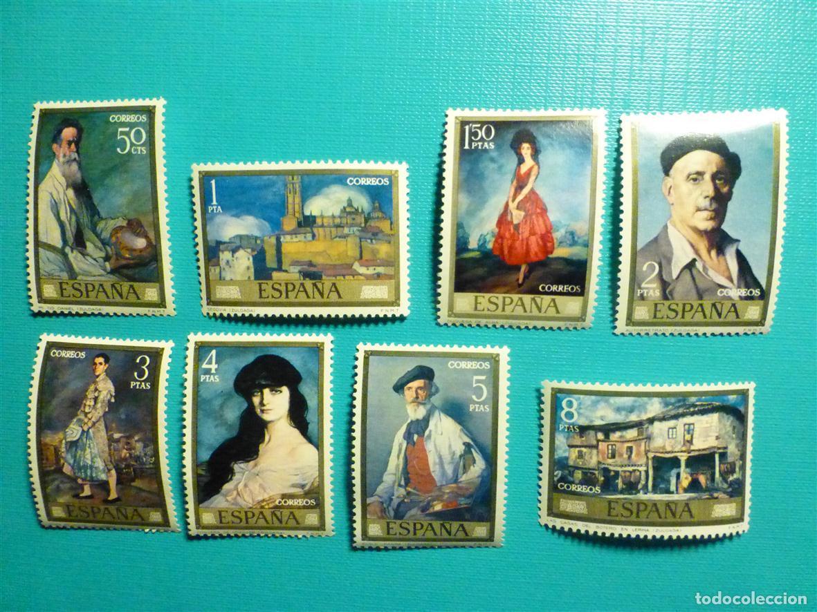 Sellos: Sello Espa&ntilde;a Correos, Serie Ignacio de Zuloaga - A&ntilde;o 1971, Edifil 2019 al 2026 - Nuevos