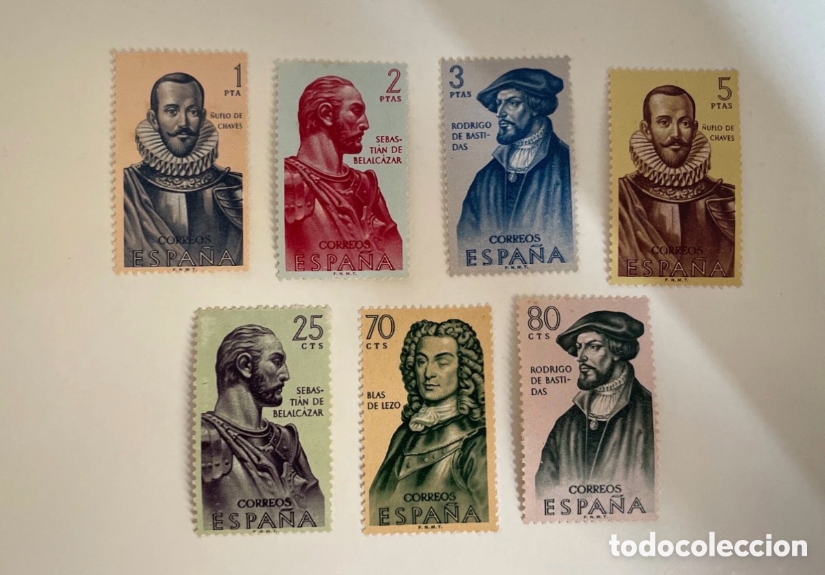 Sellos: Espa&ntilde;a 1961 Edifil 1374-1381