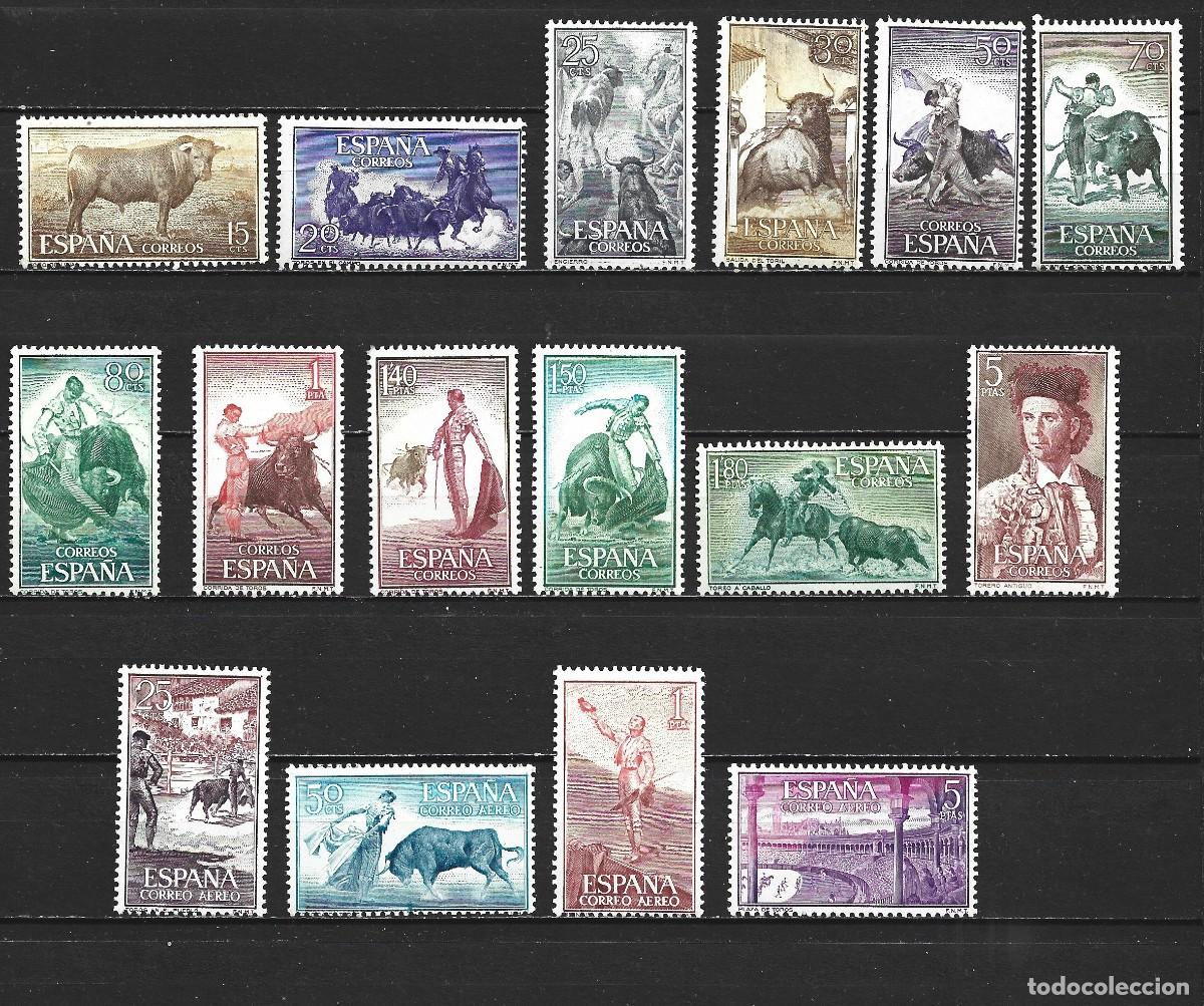 Sellos: ESPA&Ntilde;A EDIFIL NUM. 1254/1269 ** SERIE COMPLETA SIN FIJASELLOS