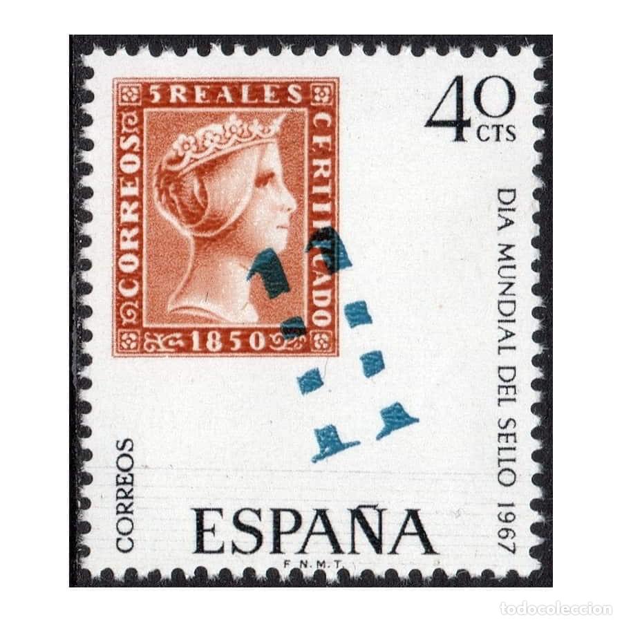 Francobolli: Espa&ntilde;a 1967 [SLL] D&iacute;a mundial del Sello, 40 ct. (MNH)