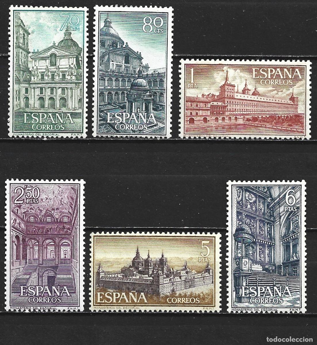 Sellos: ESPA&Ntilde;A EDIFIL NUM. 1382/1387 ** SERIE COMPLETA SIN FIJASELLOS