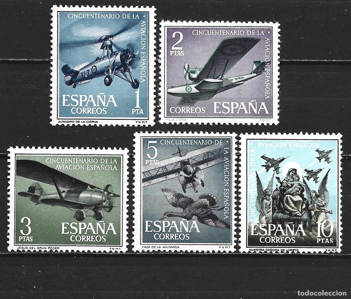 Sellos: ESPA&Ntilde;A EDIFIL NUM. 1401/1405 ** SERIE COMPLETA SIN FIJASELLOS