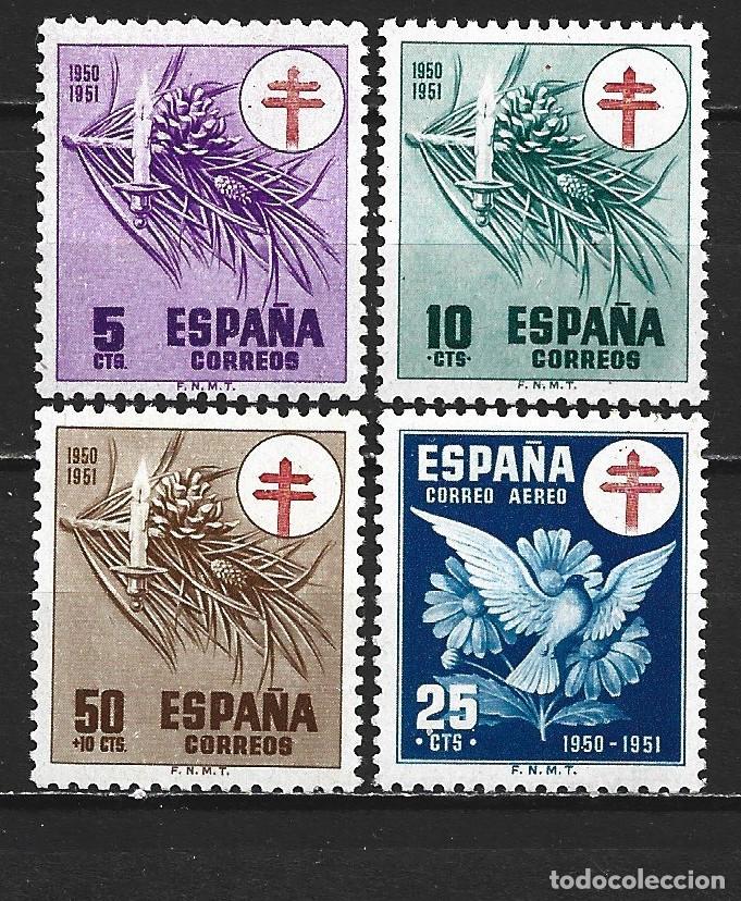 Sellos: ESPA&Ntilde;A EDIFIL NUM. 1084/1087 ** SERIE COMPLETA SIN FIJASELLOS