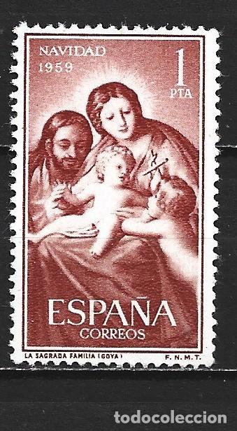 Sellos: ESPA&Ntilde;A EDIFIL NUM. 1253 ** SERIE COMPLETA SIN FIJASELLOS