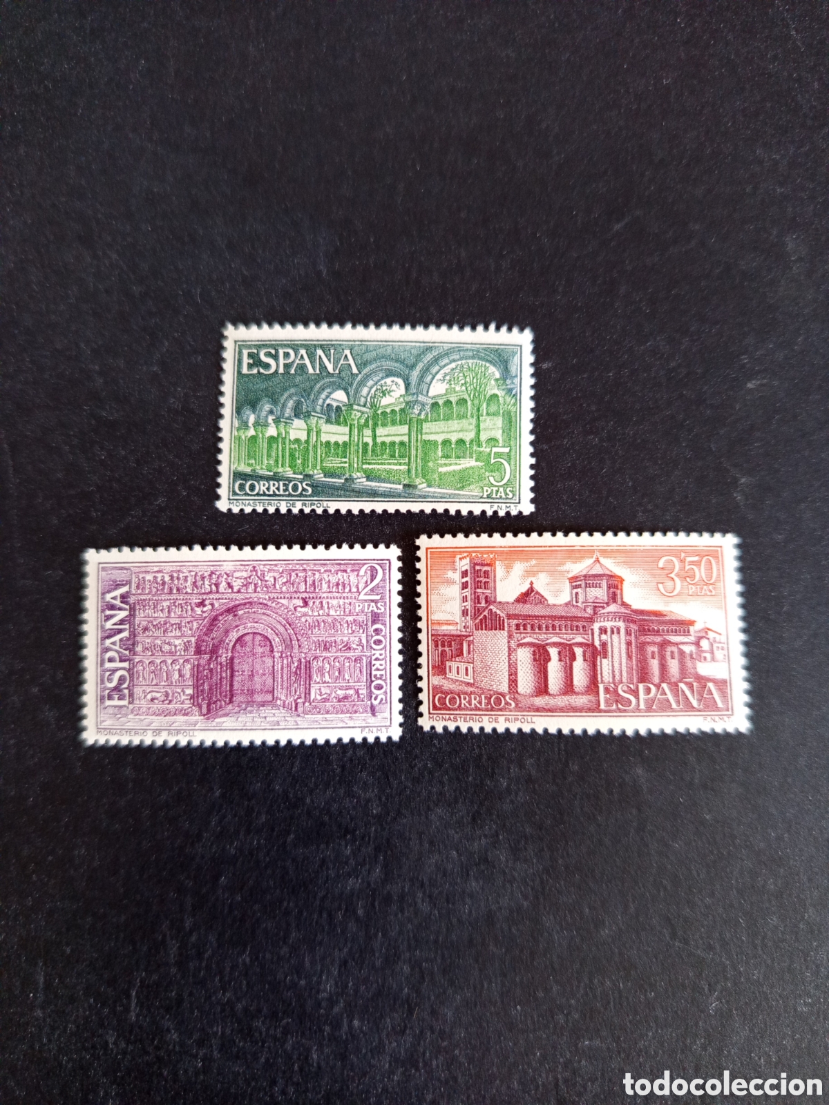 Sellos: Espa&ntilde;a, 1970. Monasterio de Ripoll. Ed. 2005/7. Completa en nuevo. Pedido m&iacute;nimo 3 &euro;. Ver fotos.