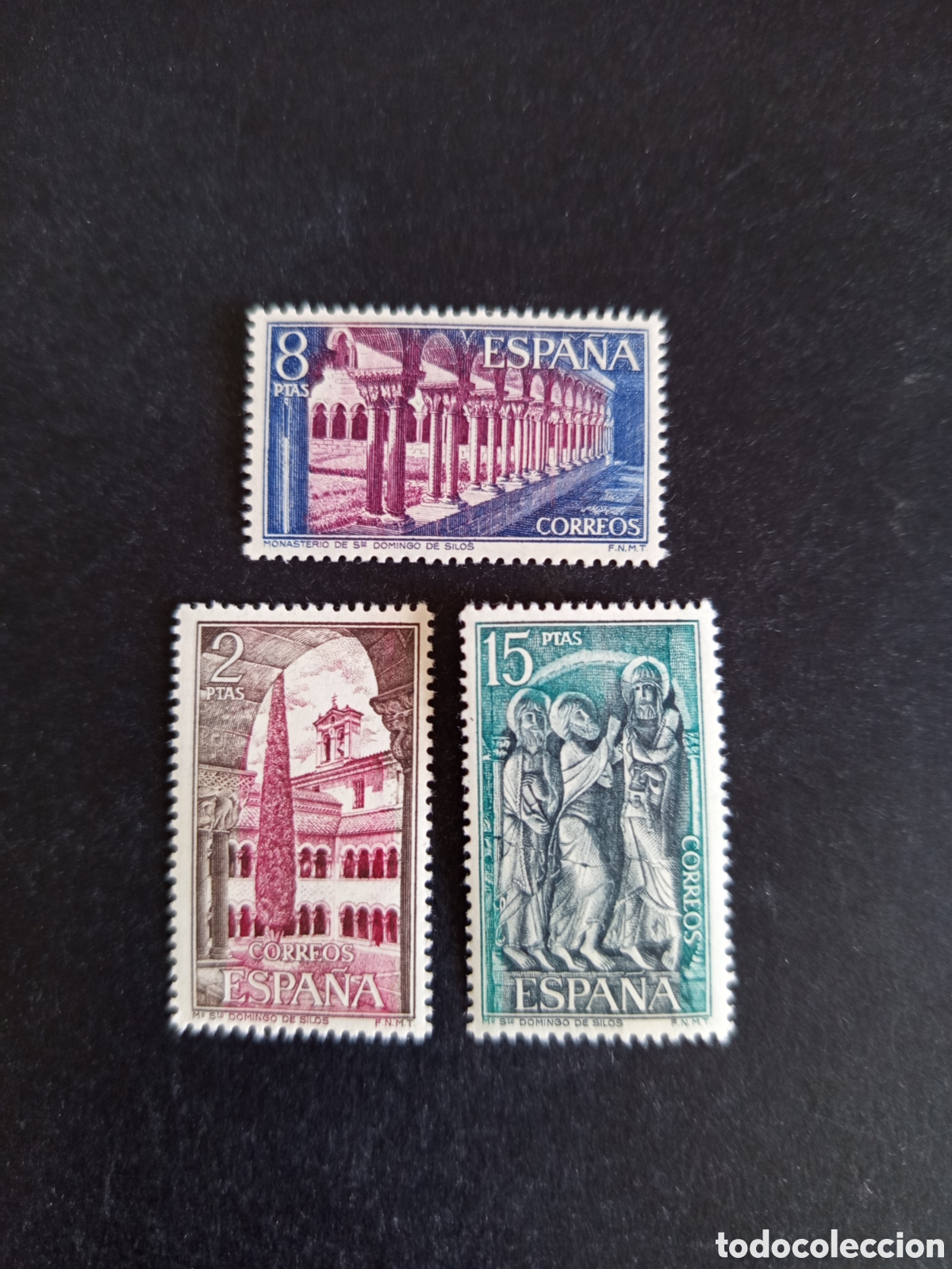 Sellos: Espa&ntilde;a, 1973. Monasterio de Silos. Ed. 2159/61. Completa en nuevo. Pedido m&iacute;nimo 3 &euro;. Ver fotos.