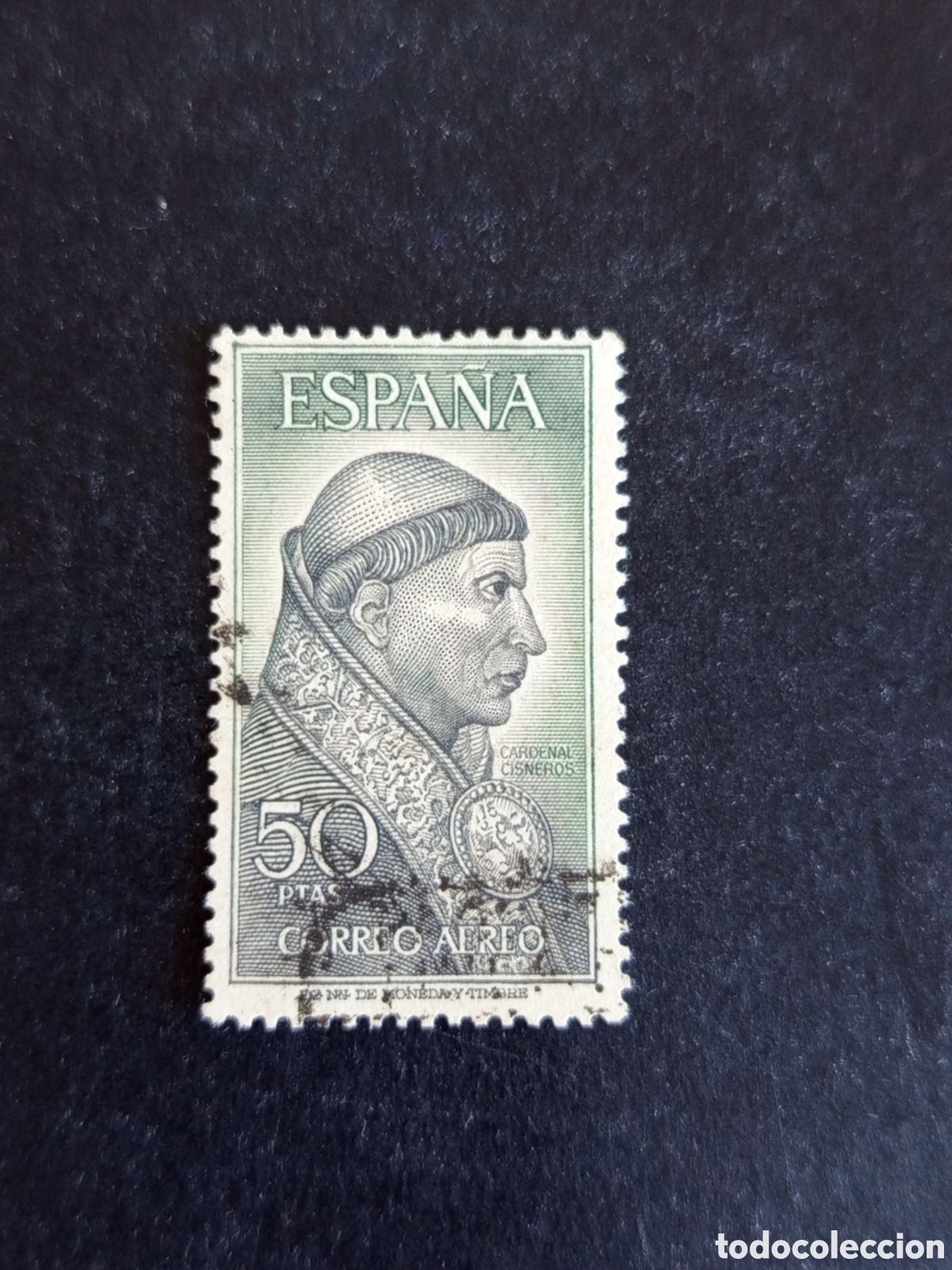 Sellos: Espa&ntilde;a, 1963. Cardenal Cisneros. Edifil 1539 en usado. Pedido m&iacute;nimo 3 &euro;. Ver fotos.